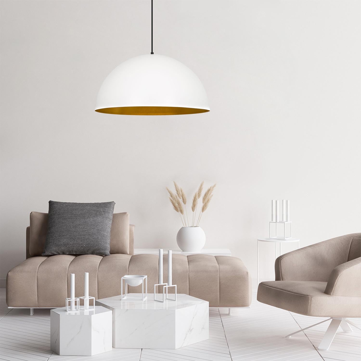 Sivani - MR - 720 in Weisses Gold präsentiert im Onlineshop von KAQTU Design AG. Pendelleuchte ist von Opviq