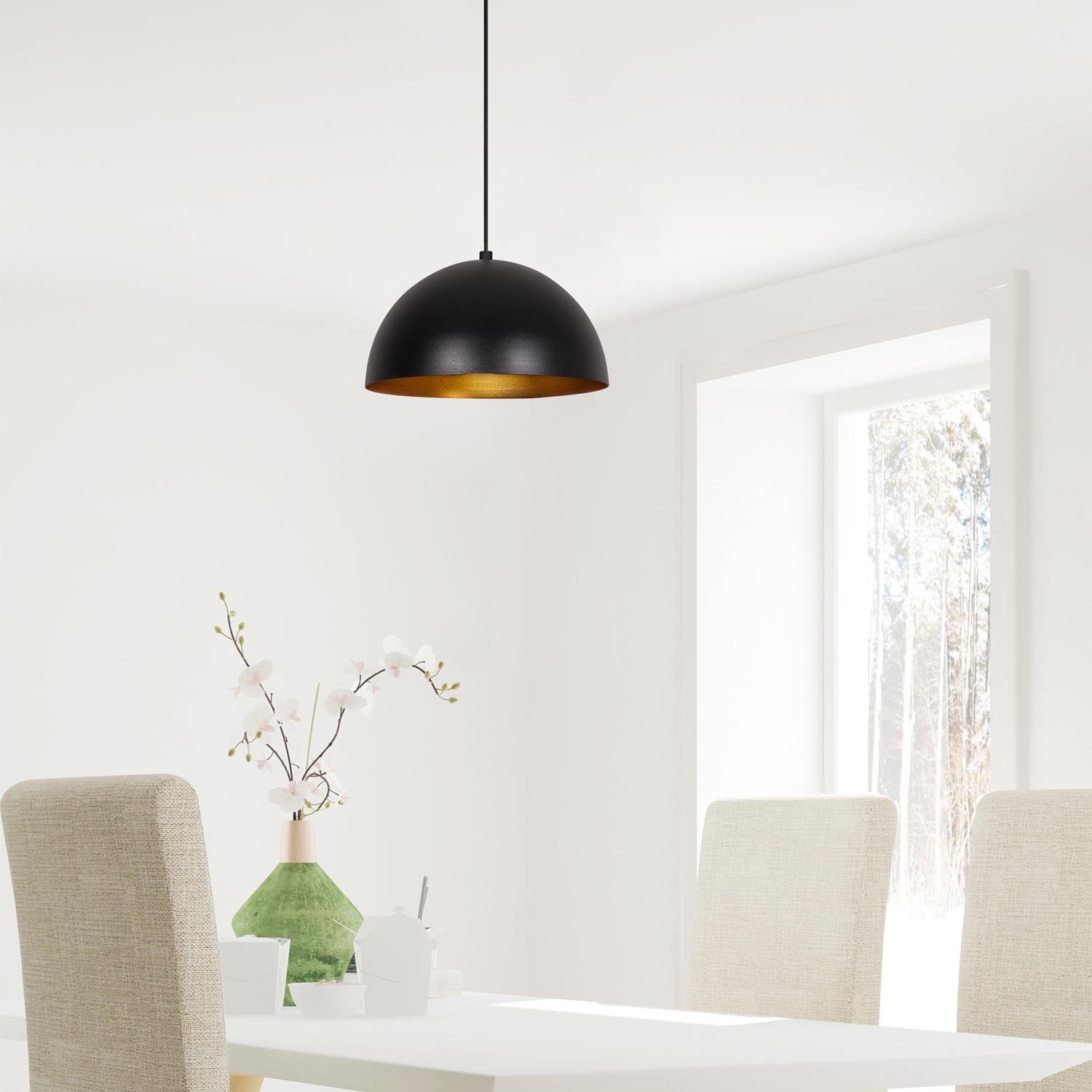 Sivani - MR - 721 in Schwarz Gold präsentiert im Onlineshop von KAQTU Design AG. Pendelleuchte ist von Opviq