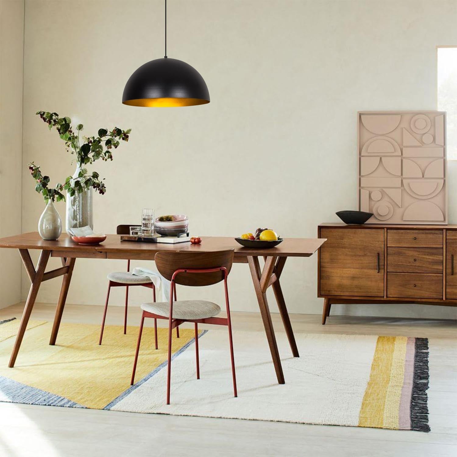 Sivani - MR - 722 in Schwarz Gold präsentiert im Onlineshop von KAQTU Design AG. Pendelleuchte ist von Opviq