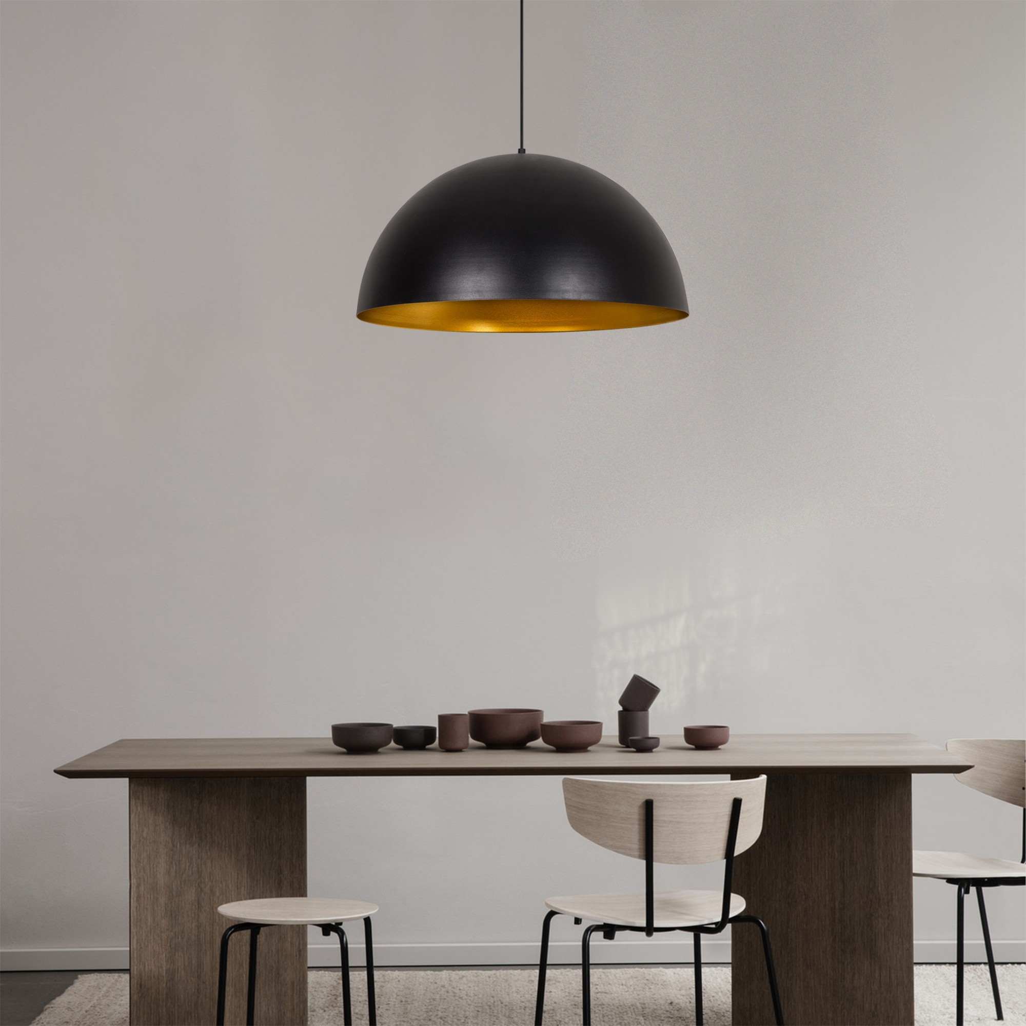 Sivani - MR - 724 in Schwarz Gold präsentiert im Onlineshop von KAQTU Design AG. Pendelleuchte ist von Opviq