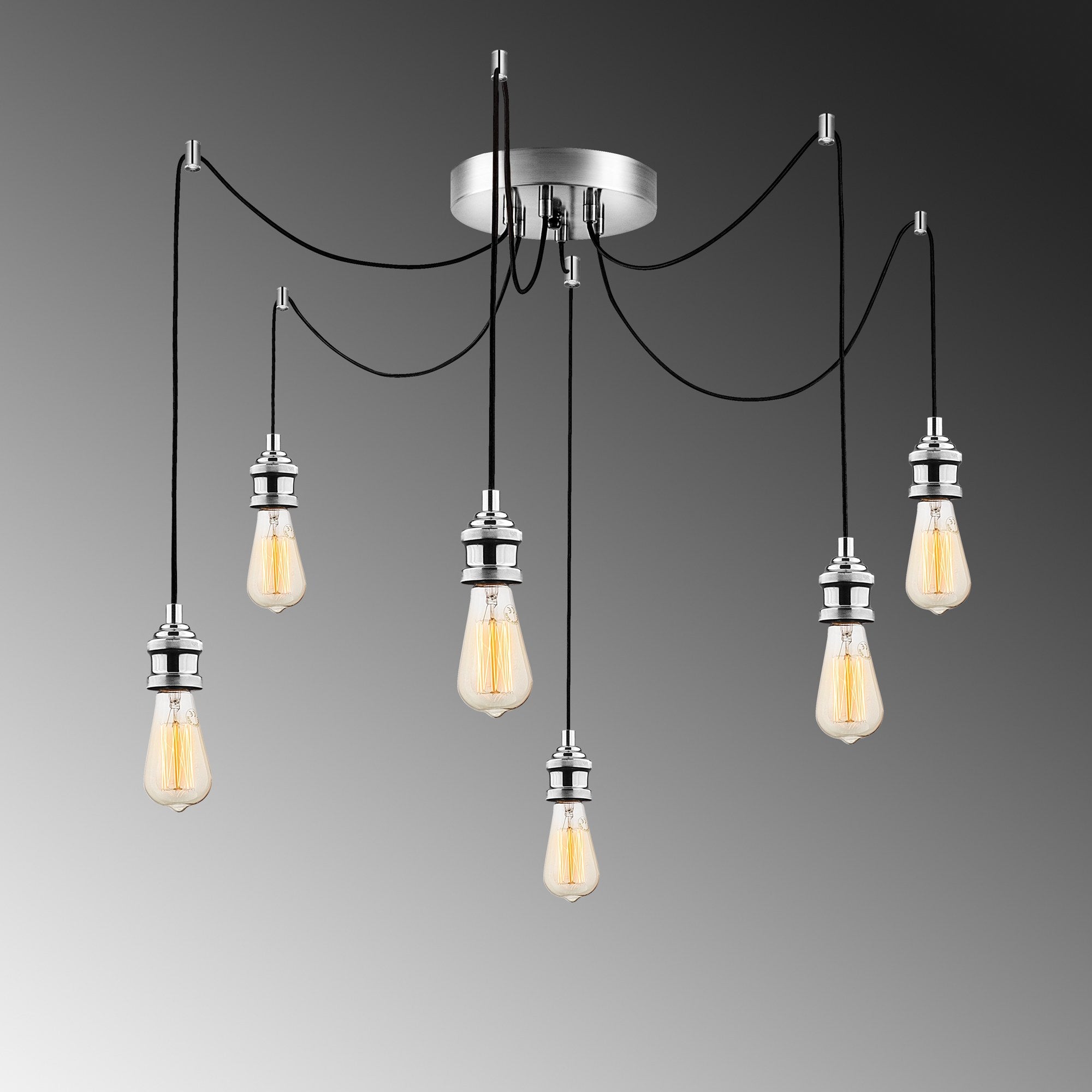 Kabluni - MR - 906 in Chrome präsentiert im Onlineshop von KAQTU Design AG. Pendelleuchte ist von Opviq