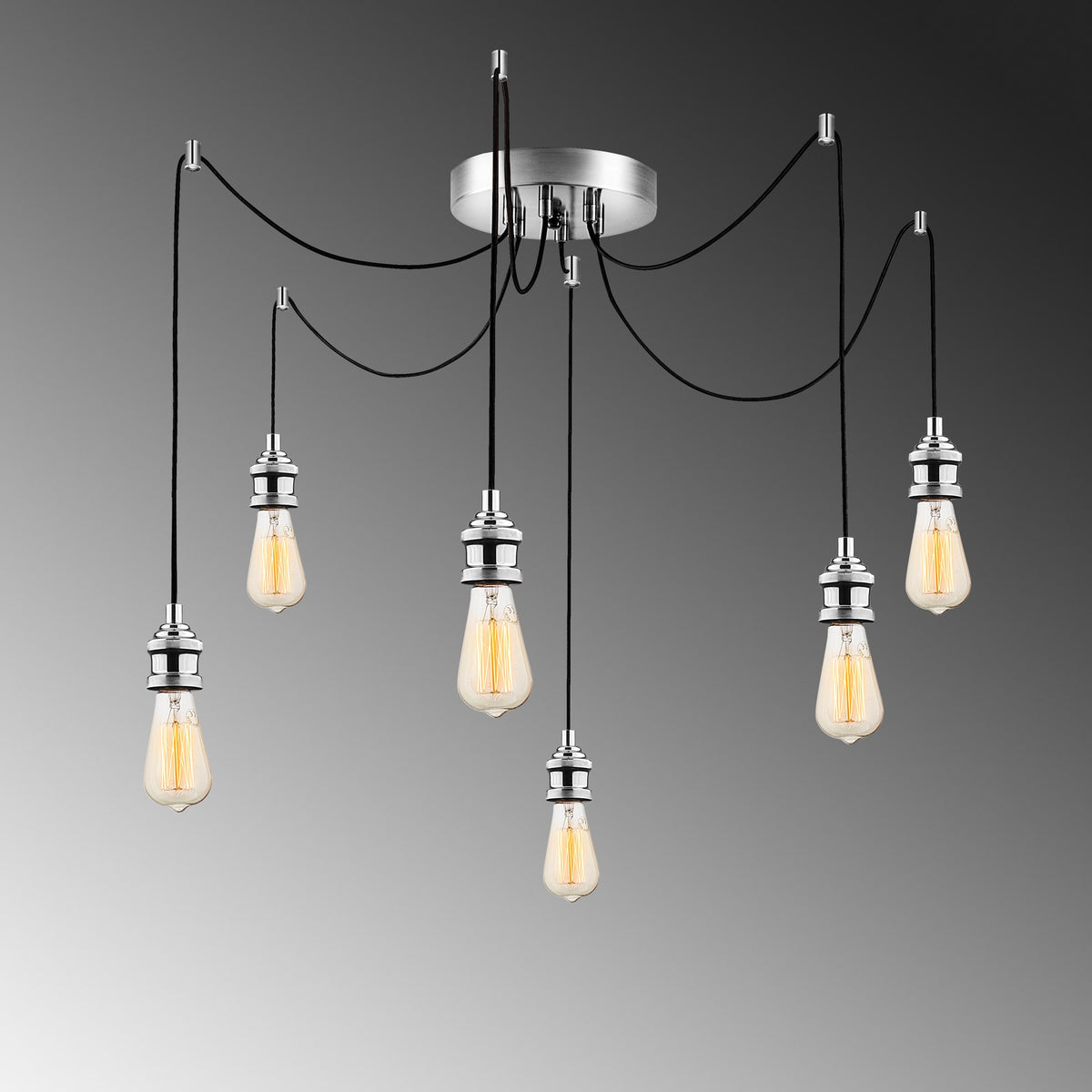 Kabluni Pendellampe - Chrome in Chrome präsentiert im Onlineshop von KAQTU Design AG. Pendelleuchte ist von Opviq