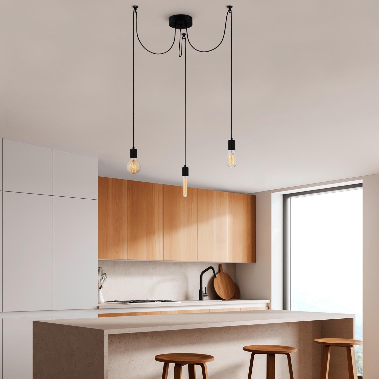 Kabluni - MR - 927 in Schwarz präsentiert im Onlineshop von KAQTU Design AG. Pendelleuchte ist von Opviq