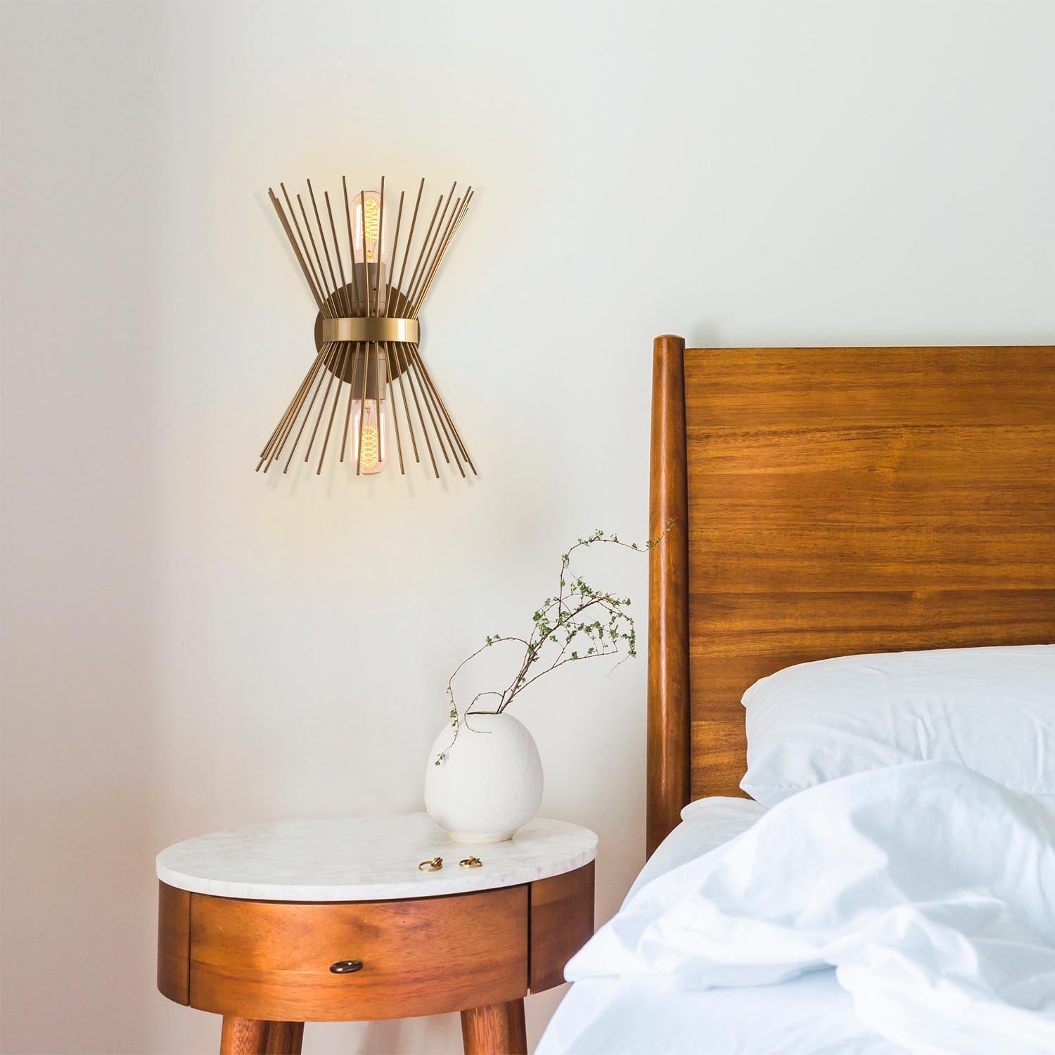 Kirpi - 3092 in Gold präsentiert im Onlineshop von KAQTU Design AG. Wandleuchte ist von Opviq
