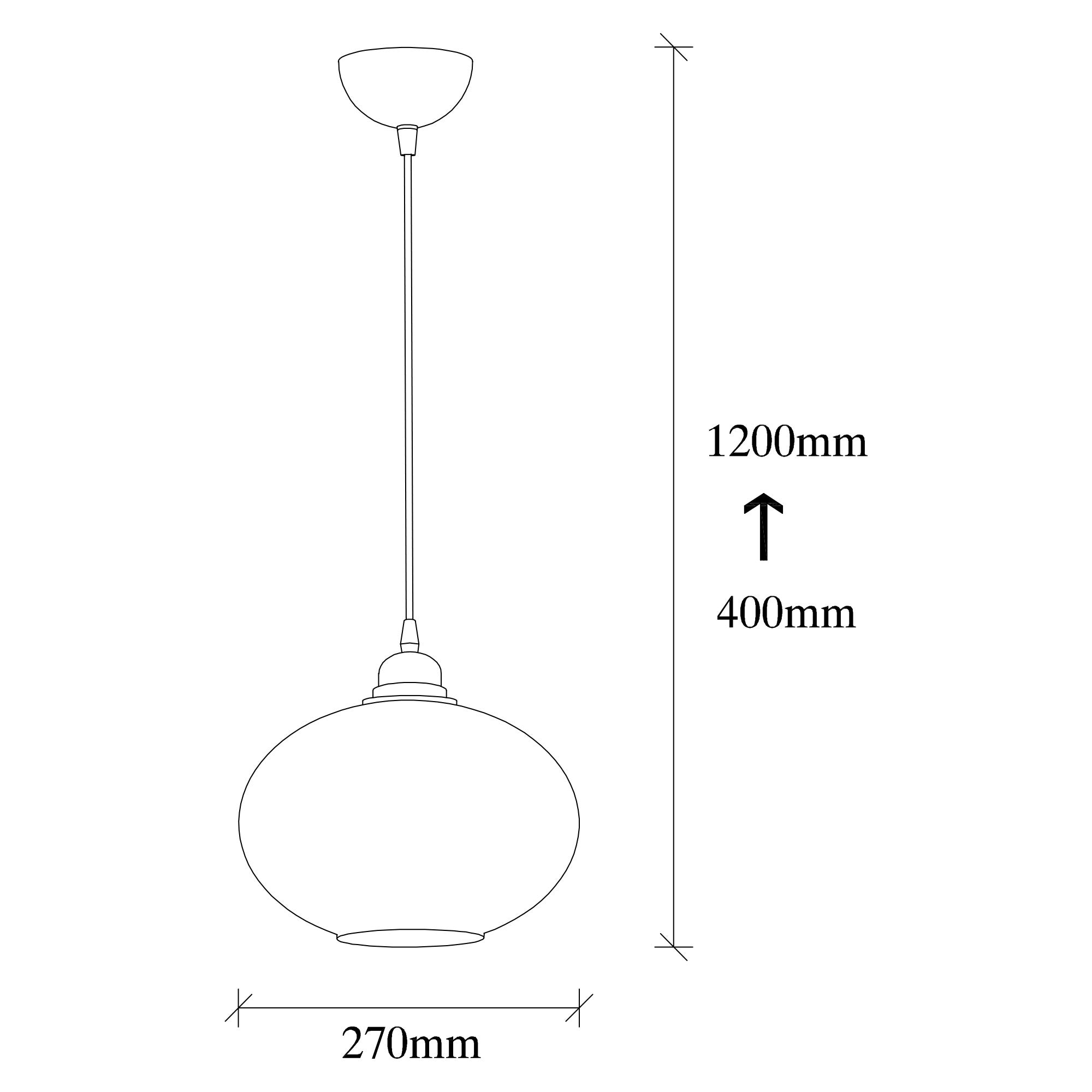 Smoked - 050 in Rauch präsentiert im Onlineshop von KAQTU Design AG. Pendelleuchte ist von Opviq