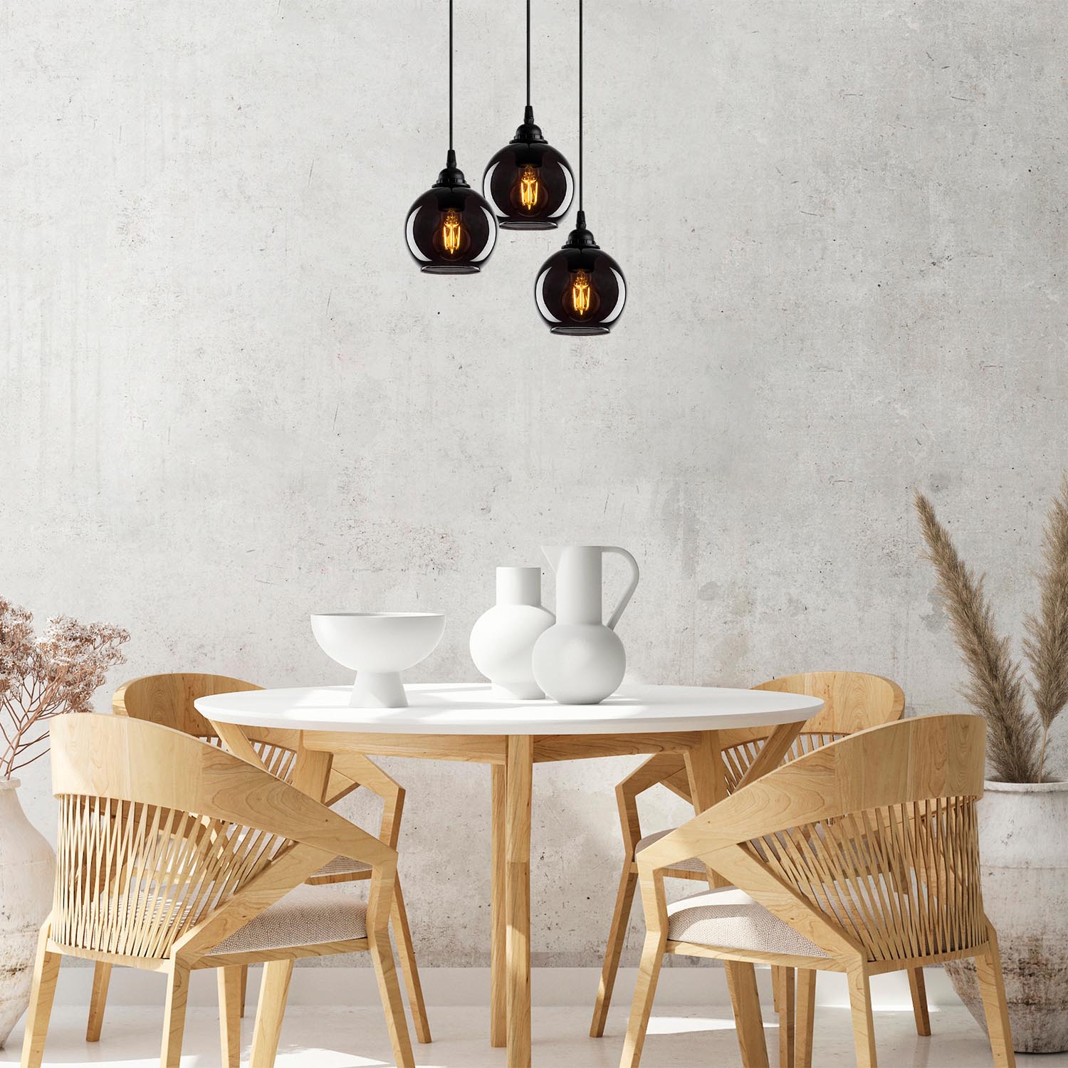Smoked - 011 in Rauch präsentiert im Onlineshop von KAQTU Design AG. Pendelleuchte ist von Opviq