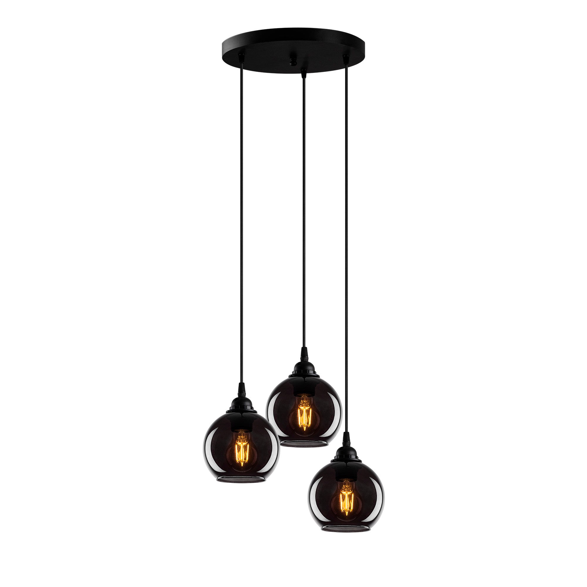 Smoked - 011 in Rauch präsentiert im Onlineshop von KAQTU Design AG. Pendelleuchte ist von Opviq