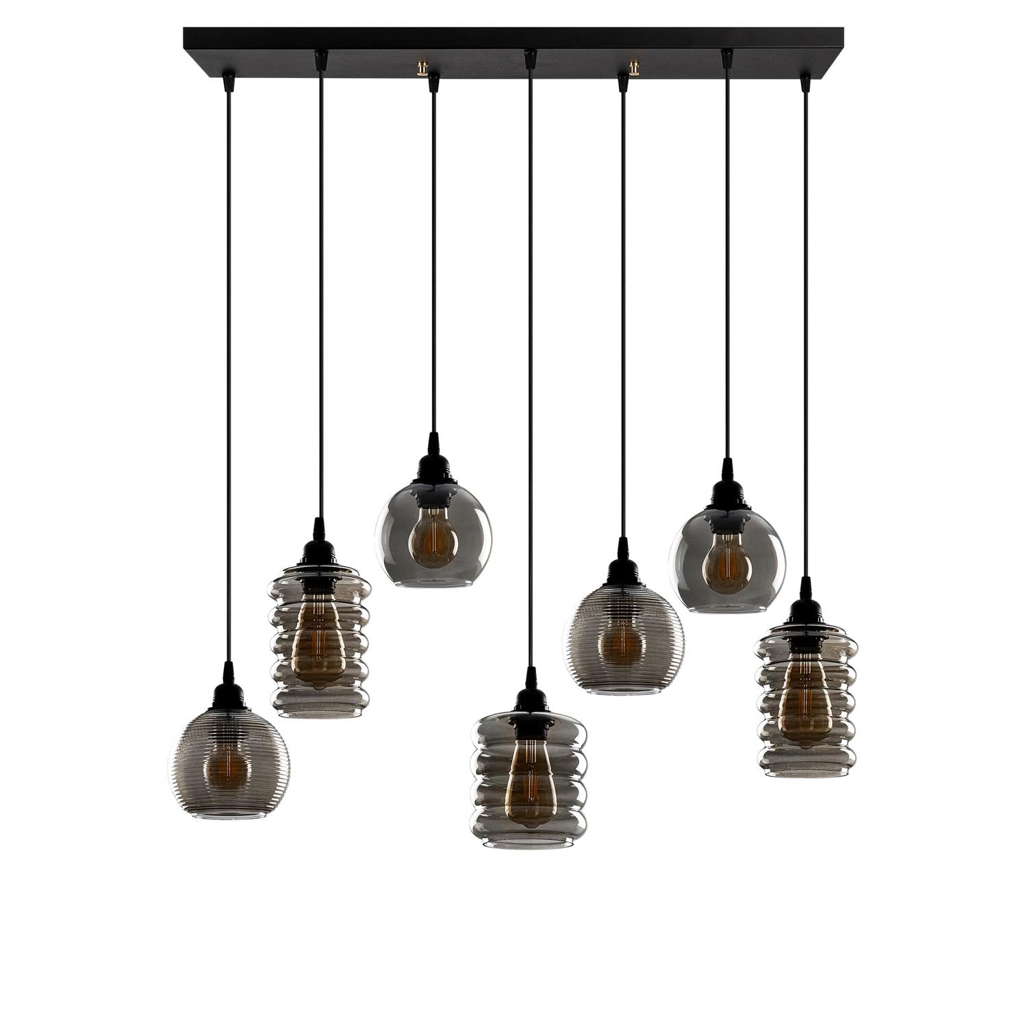 Smoked - 071 in Rauch präsentiert im Onlineshop von KAQTU Design AG. Pendelleuchte ist von Opviq