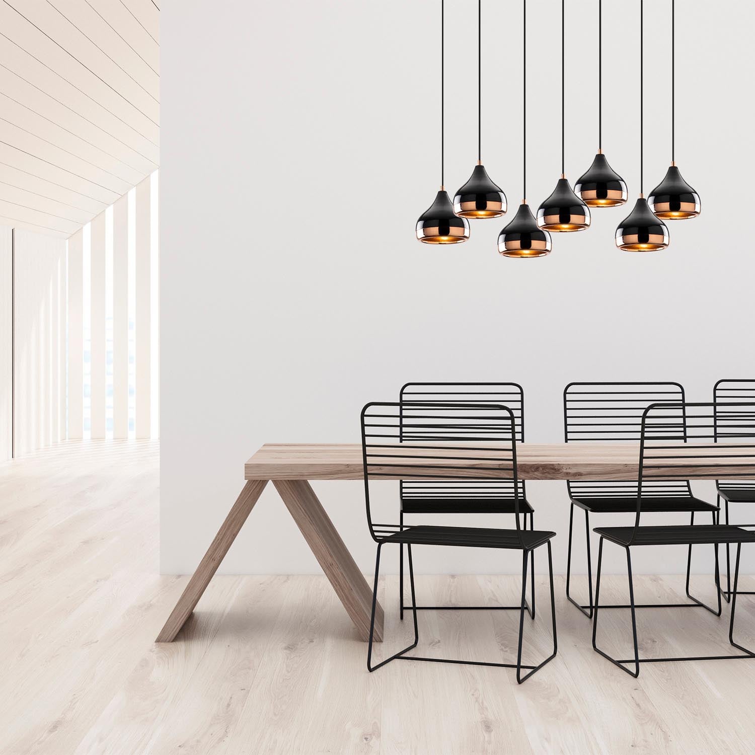 Yıldo - 6894 in Schwarz präsentiert im Onlineshop von KAQTU Design AG. Pendelleuchte ist von Opviq