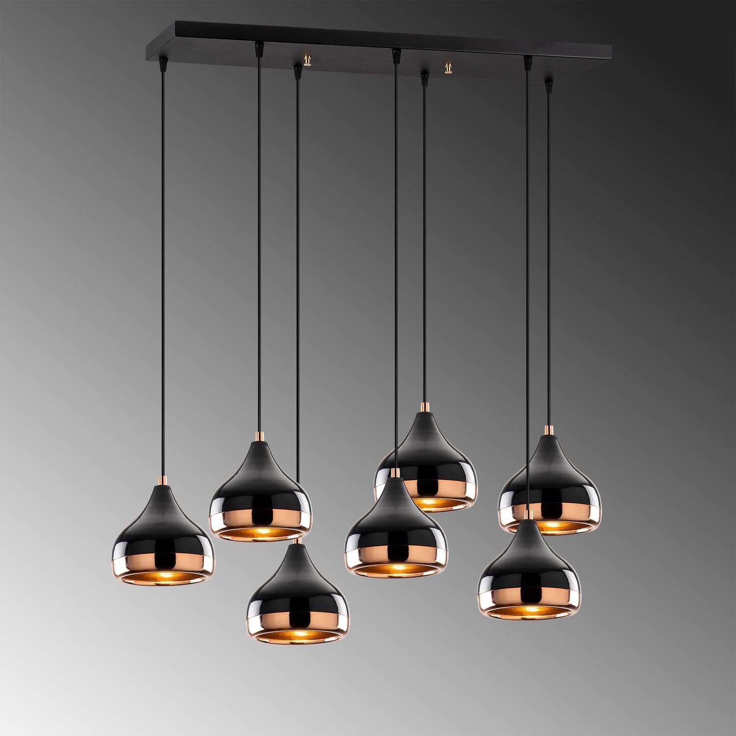 Yıldo - 6894 in Schwarz präsentiert im Onlineshop von KAQTU Design AG. Pendelleuchte ist von Opviq