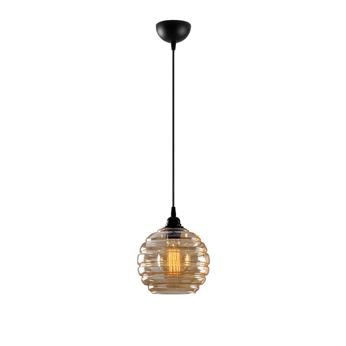Gold Pendellampe - Gold
 Schwarz in Gold
 Schwarz präsentiert im Onlineshop von KAQTU Design AG. Pendelleuchte ist von Opviq