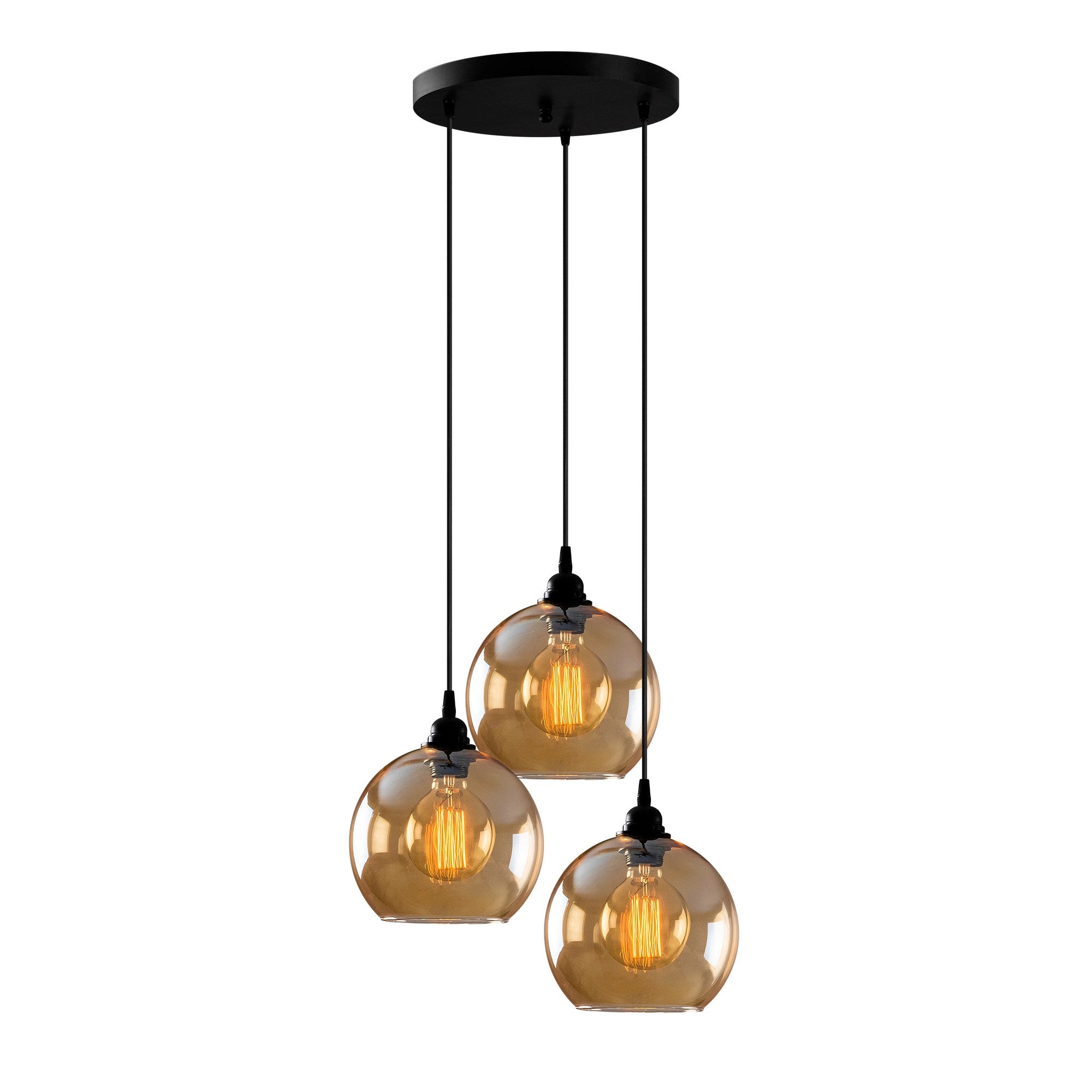 Gold - 021 in Gold
 Schwarz präsentiert im Onlineshop von KAQTU Design AG. Pendelleuchte ist von Opviq