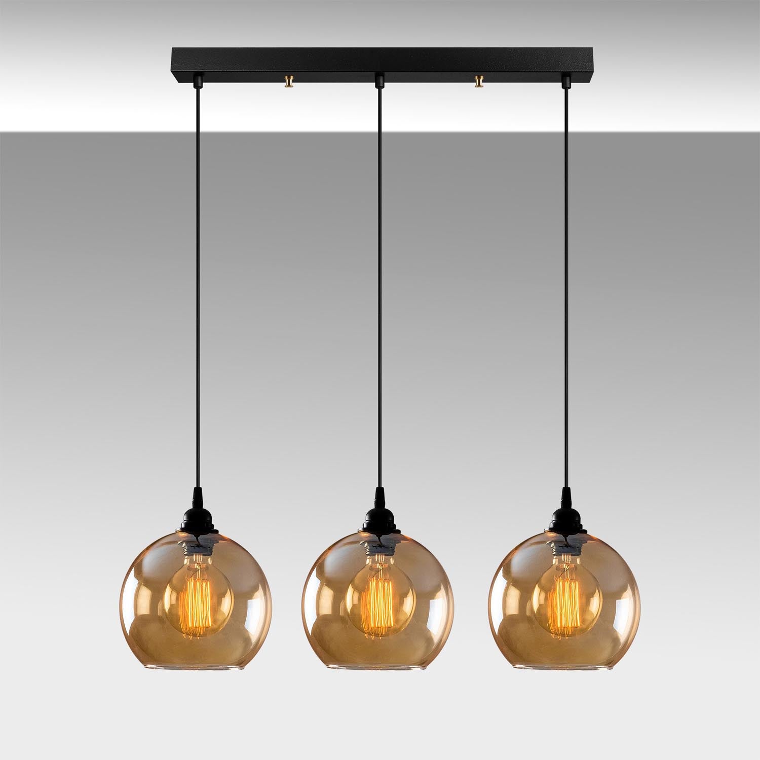 Gold - 022 in Gold
 Schwarz präsentiert im Onlineshop von KAQTU Design AG. Pendelleuchte ist von Opviq