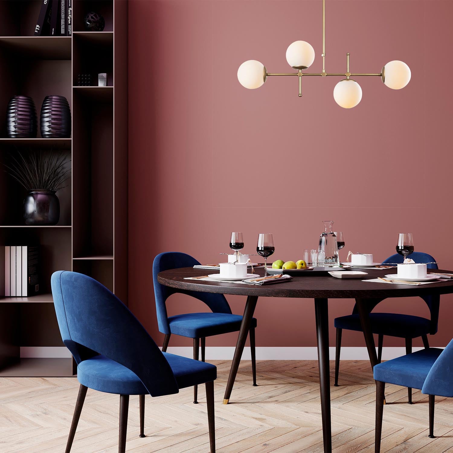 Mudoni - MR - 951 - 1 in Gold präsentiert im Onlineshop von KAQTU Design AG. Pendelleuchte ist von Opviq