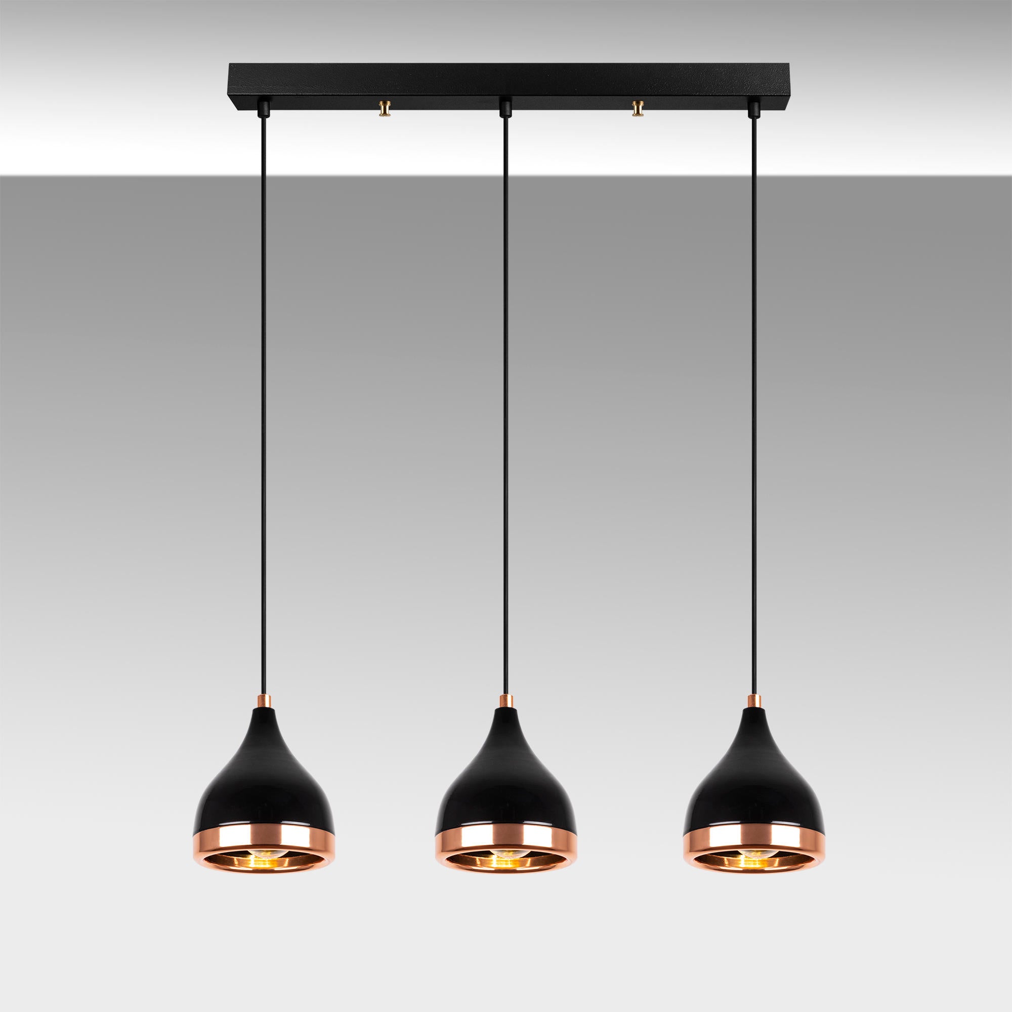 Yıldo - 7041 in Schwarz
 Kupfer präsentiert im Onlineshop von KAQTU Design AG. Pendelleuchte ist von Opviq