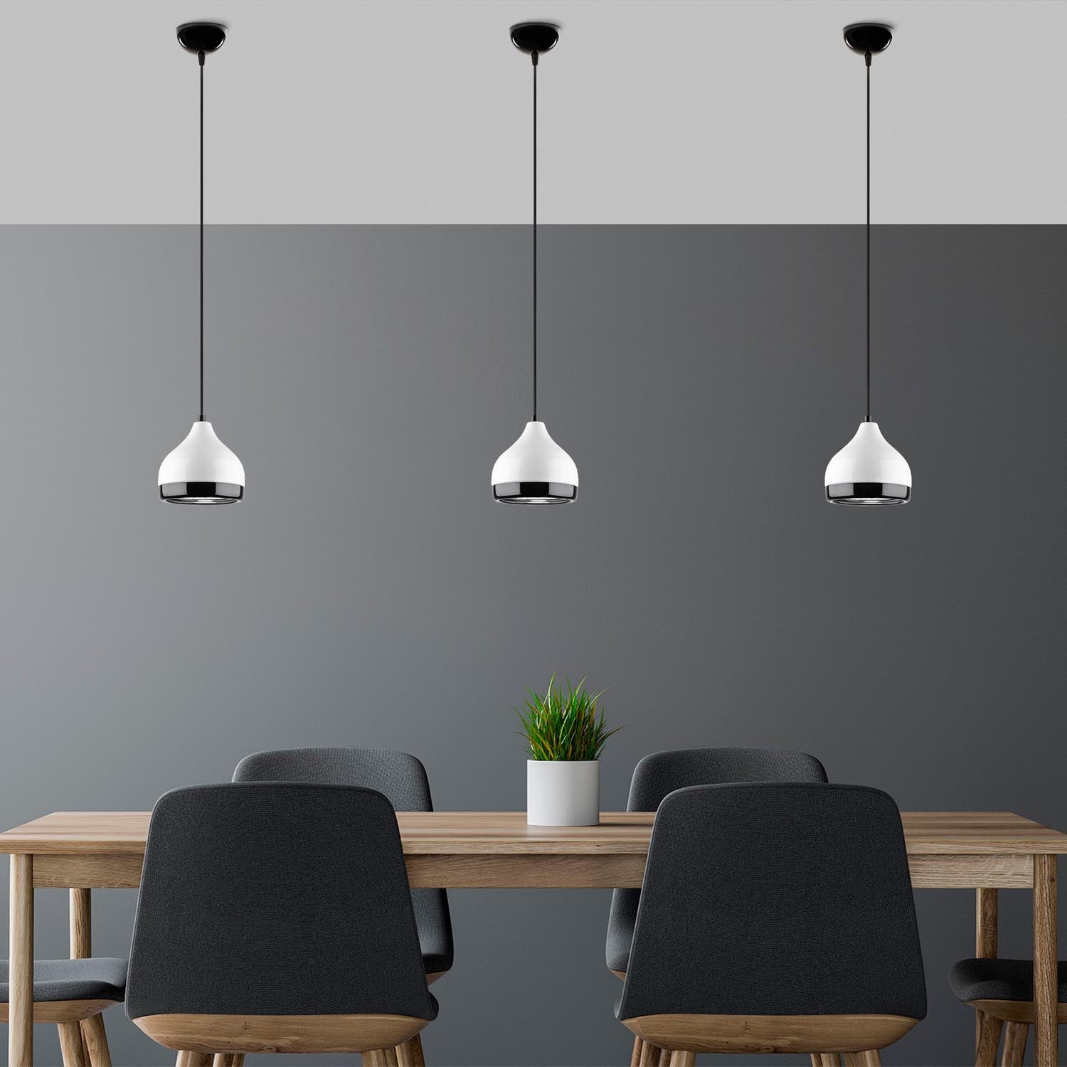 Yıldo - 6868 in Weiss präsentiert im Onlineshop von KAQTU Design AG. Pendelleuchte ist von Opviq