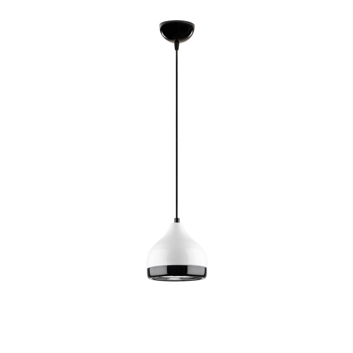 Yıldo Pendellampe - Weiss in Weiss präsentiert im Onlineshop von KAQTU Design AG. Pendelleuchte ist von Opviq