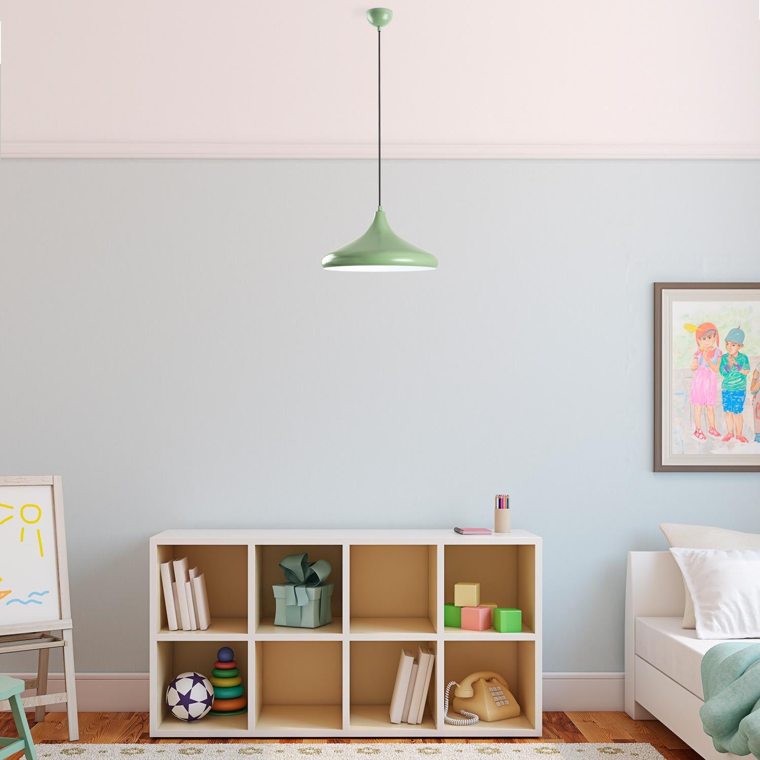 Eysan - Mint in Minze präsentiert im Onlineshop von KAQTU Design AG. Pendelleuchte ist von Opviq