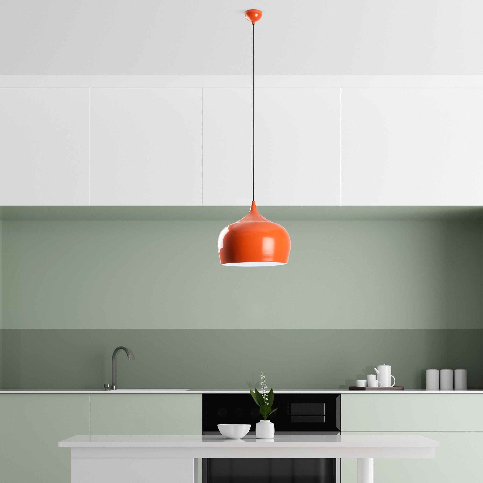 Patine - Orange in Orange präsentiert im Onlineshop von KAQTU Design AG. Pendelleuchte ist von Opviq