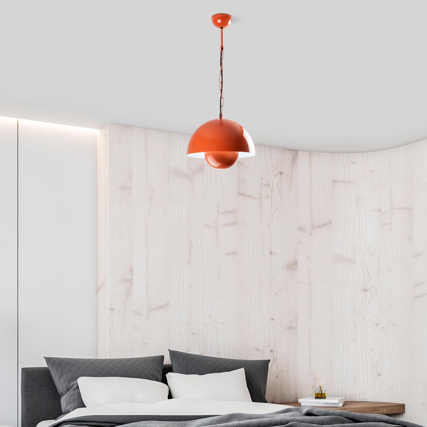 Kure 2676 - Orange in Orange präsentiert im Onlineshop von KAQTU Design AG. Pendelleuchte ist von Opviq
