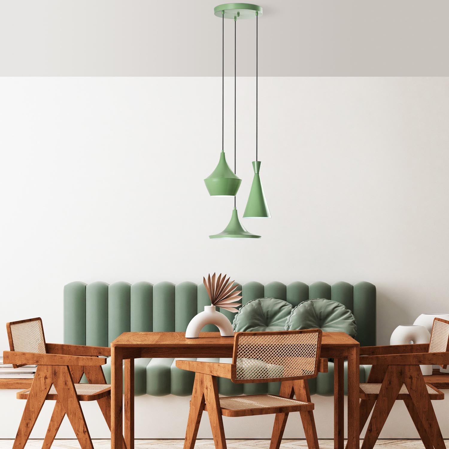 Tom - 3556 - Mint in Minze präsentiert im Onlineshop von KAQTU Design AG. Pendelleuchte ist von Opviq