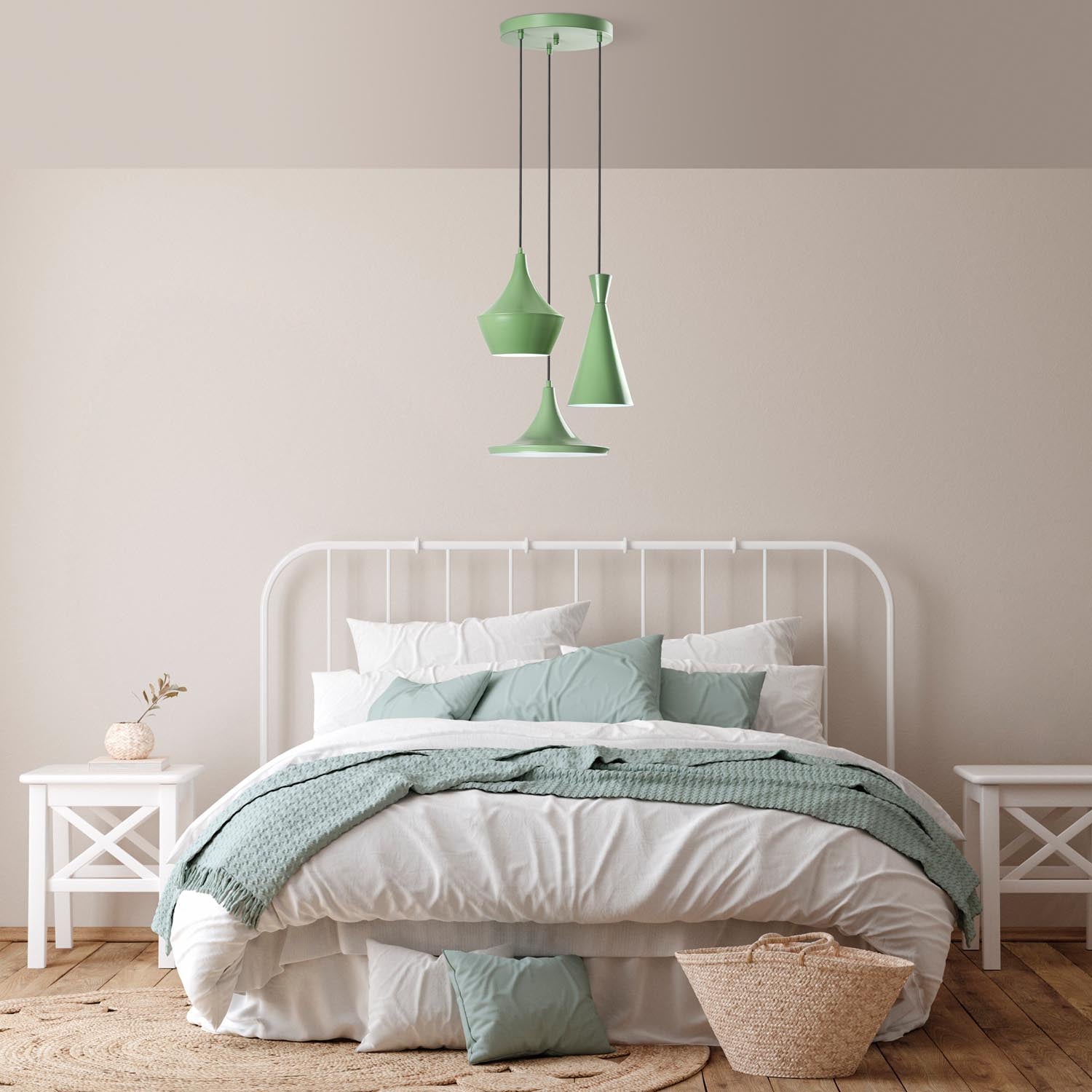 Tom - 3556 - Mint in Minze präsentiert im Onlineshop von KAQTU Design AG. Pendelleuchte ist von Opviq