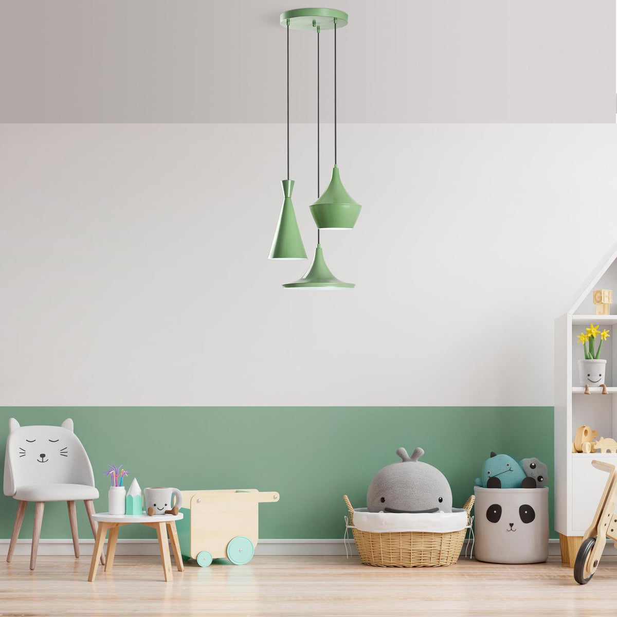 Tom Pendellampe - Minze in Minze präsentiert im Onlineshop von KAQTU Design AG. Pendelleuchte ist von Opviq