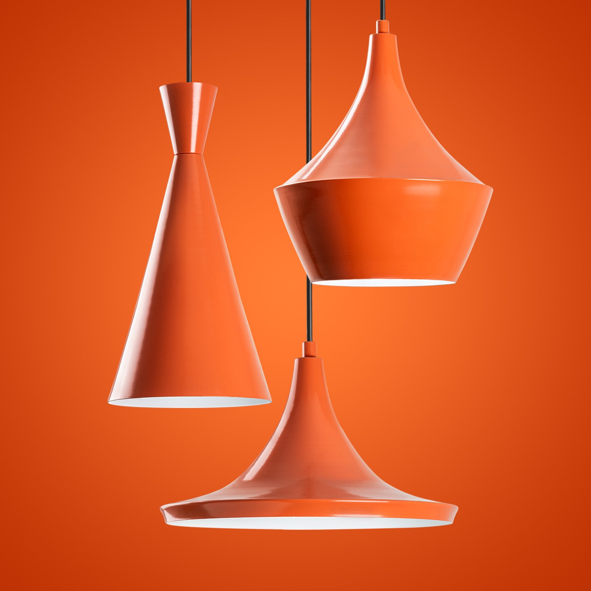 Tom - 3556 - Orange in Orange präsentiert im Onlineshop von KAQTU Design AG. Pendelleuchte ist von Opviq