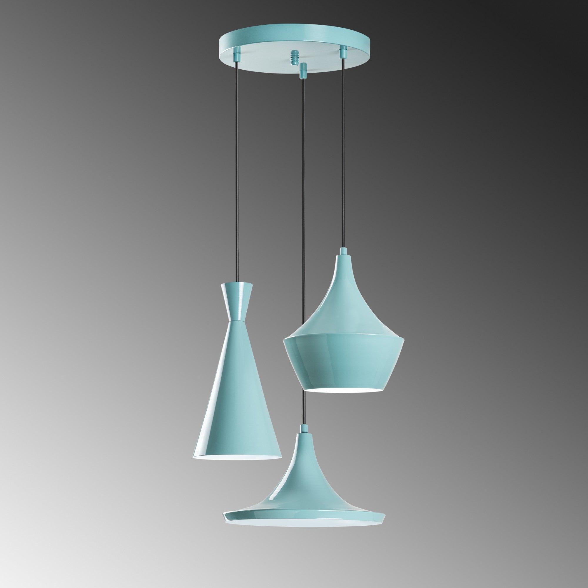 Tom - 3556 - Turquoise in Türkis präsentiert im Onlineshop von KAQTU Design AG. Pendelleuchte ist von Opviq