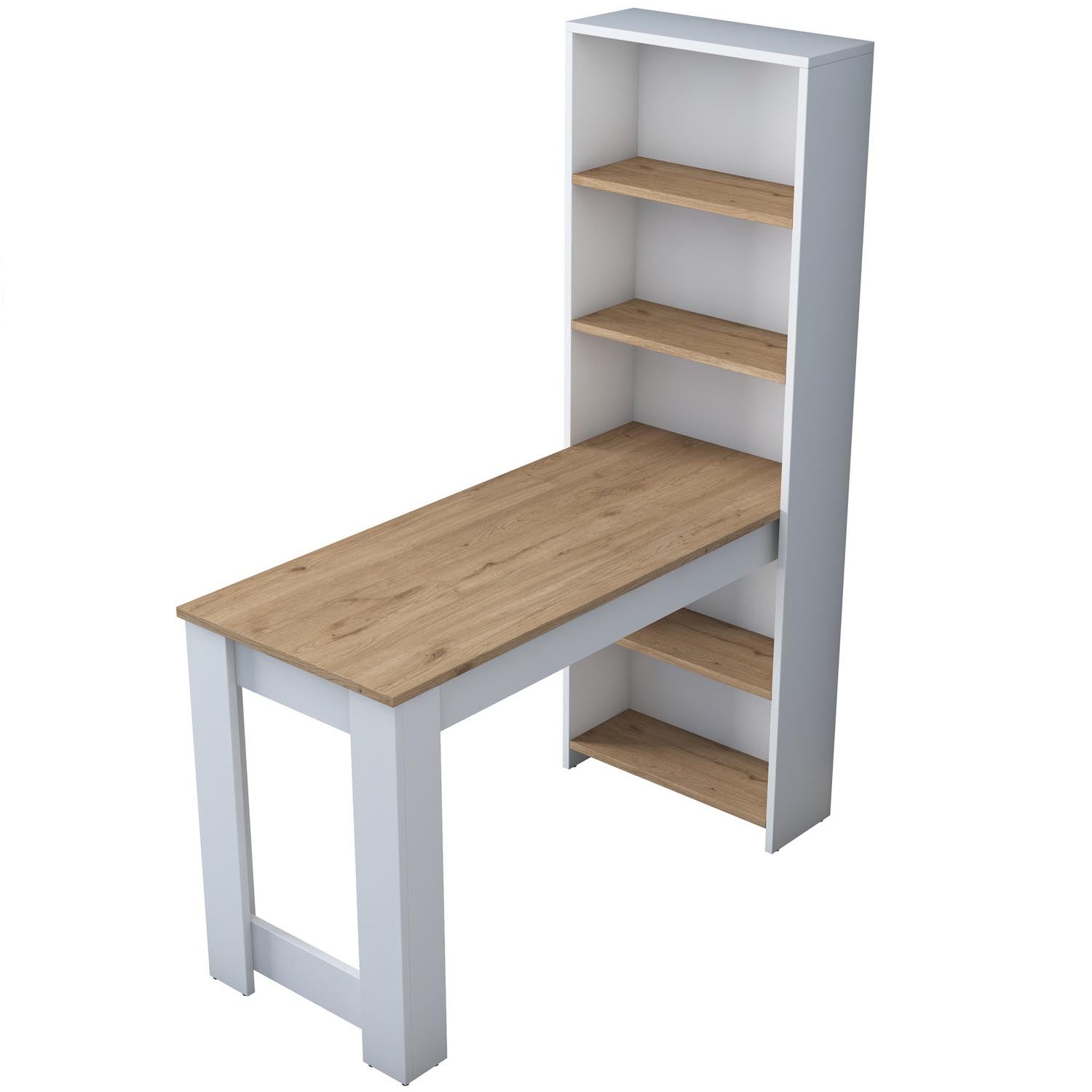 JA102 - 2344 in Walnuss Weiss präsentiert im Onlineshop von KAQTU Design AG. Tischsystem ist von Hanah Home