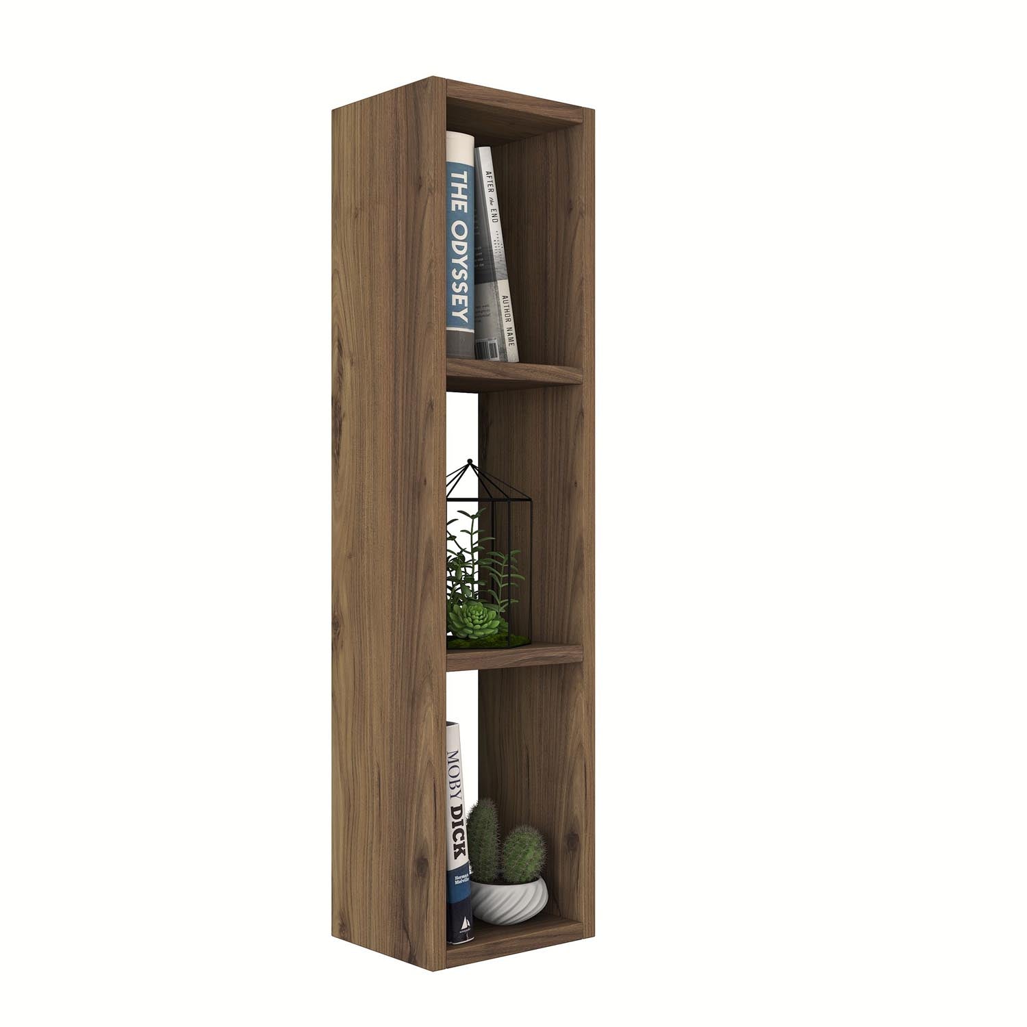 E3 - 224 in Walnuss präsentiert im Onlineshop von KAQTU Design AG. Wandregal ist von Hanah Home