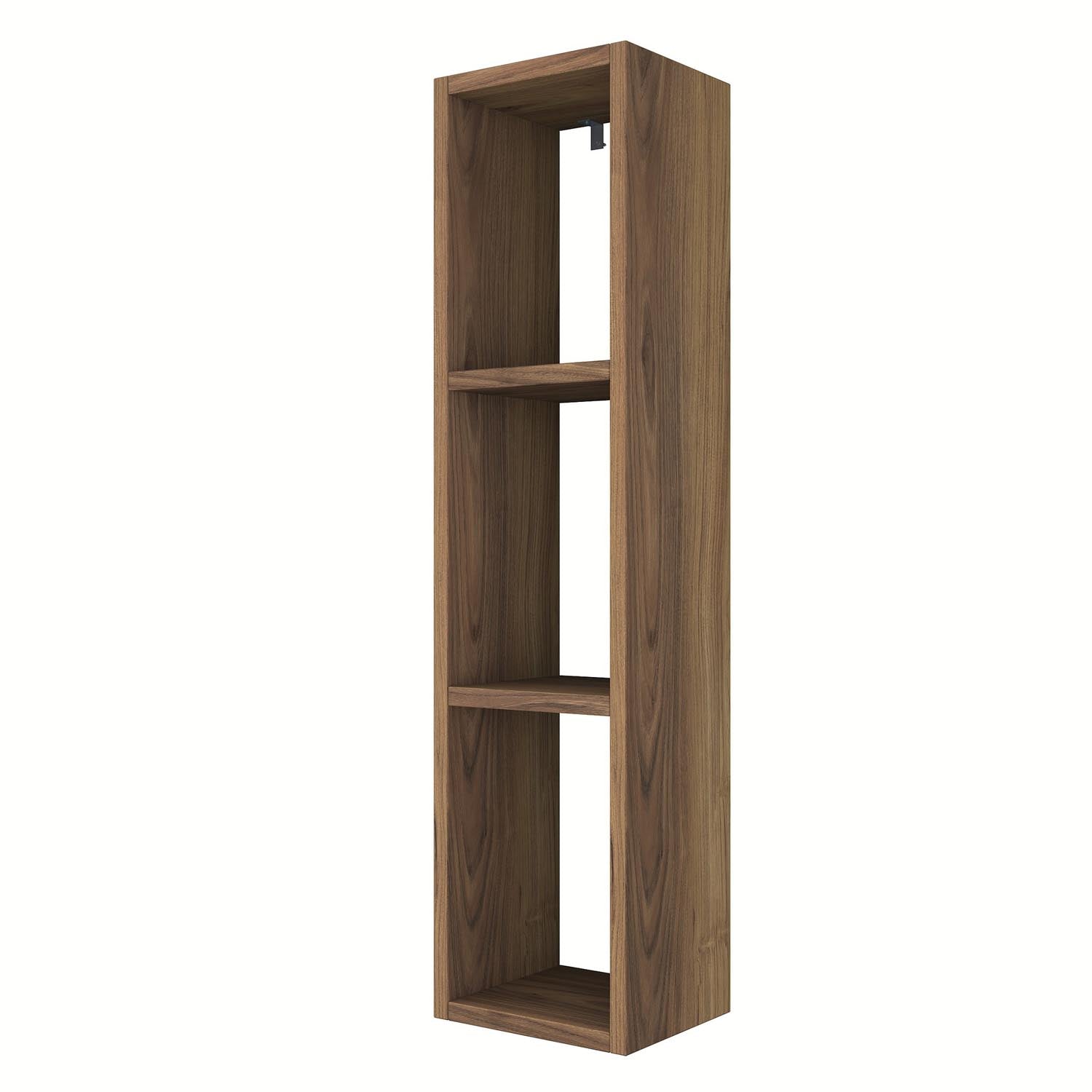 E3 - 224 in Walnuss präsentiert im Onlineshop von KAQTU Design AG. Wandregal ist von Hanah Home