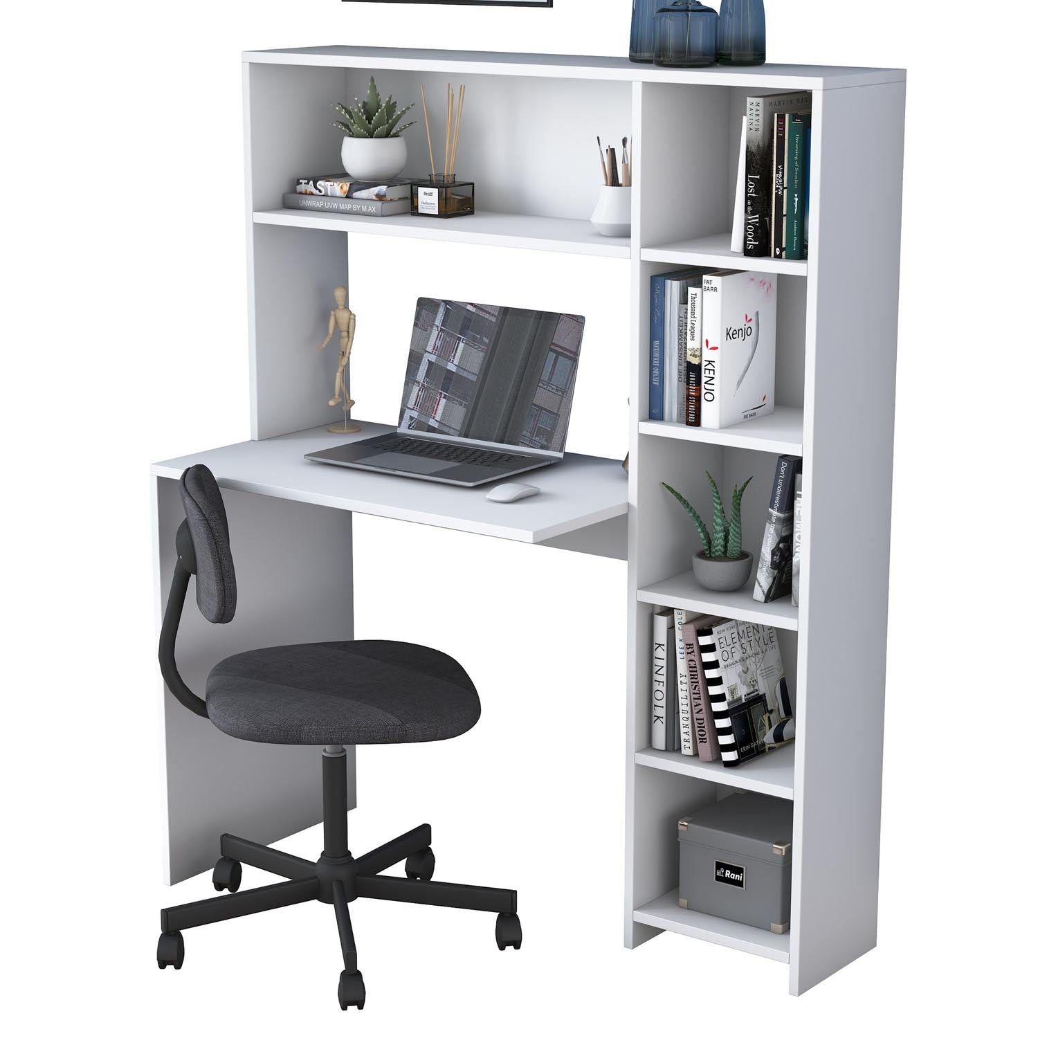 HA104 - 2063 in Weiss präsentiert im Onlineshop von KAQTU Design AG. Schreibtisch ist von Hanah Home