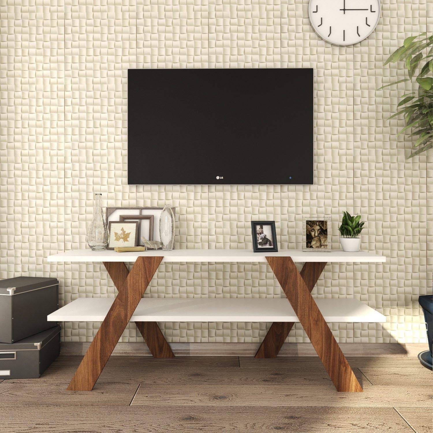 Basic - 146 in Weisser Walnuss präsentiert im Onlineshop von KAQTU Design AG. Sideboard ist von Hanah Home
