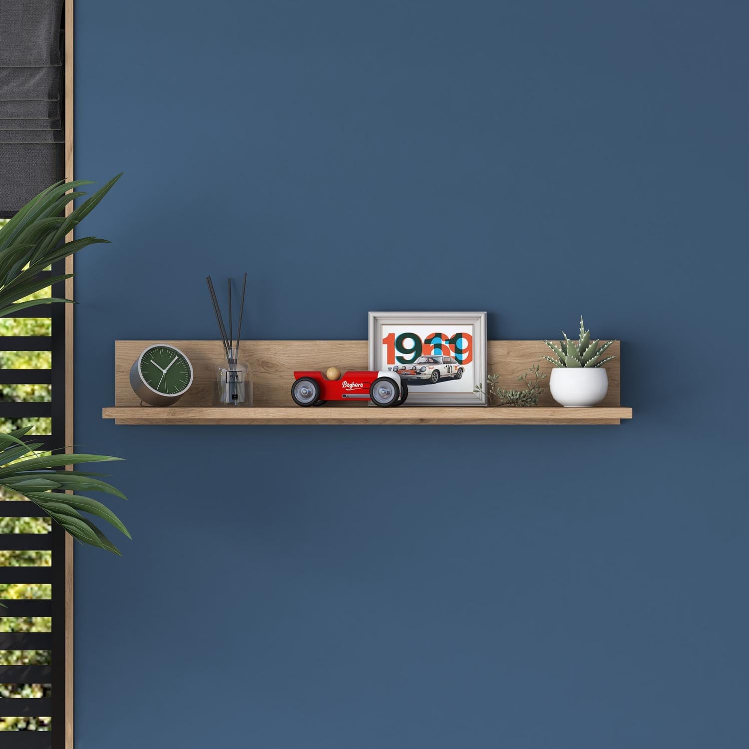 AE104 - 2669 in Walnuss präsentiert im Onlineshop von KAQTU Design AG. Wandregal ist von Hanah Home