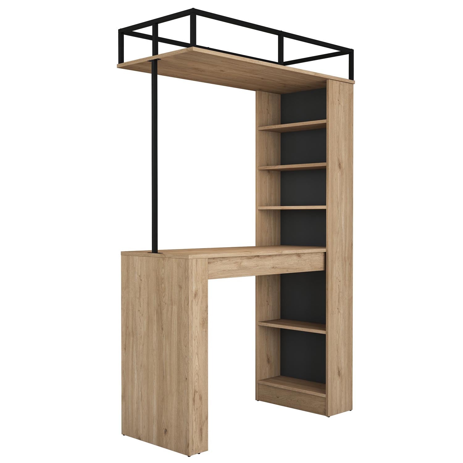 JA117 - 3173 in Walnuss Schwarz präsentiert im Onlineshop von KAQTU Design AG. Esstisch ist von Hanah Home