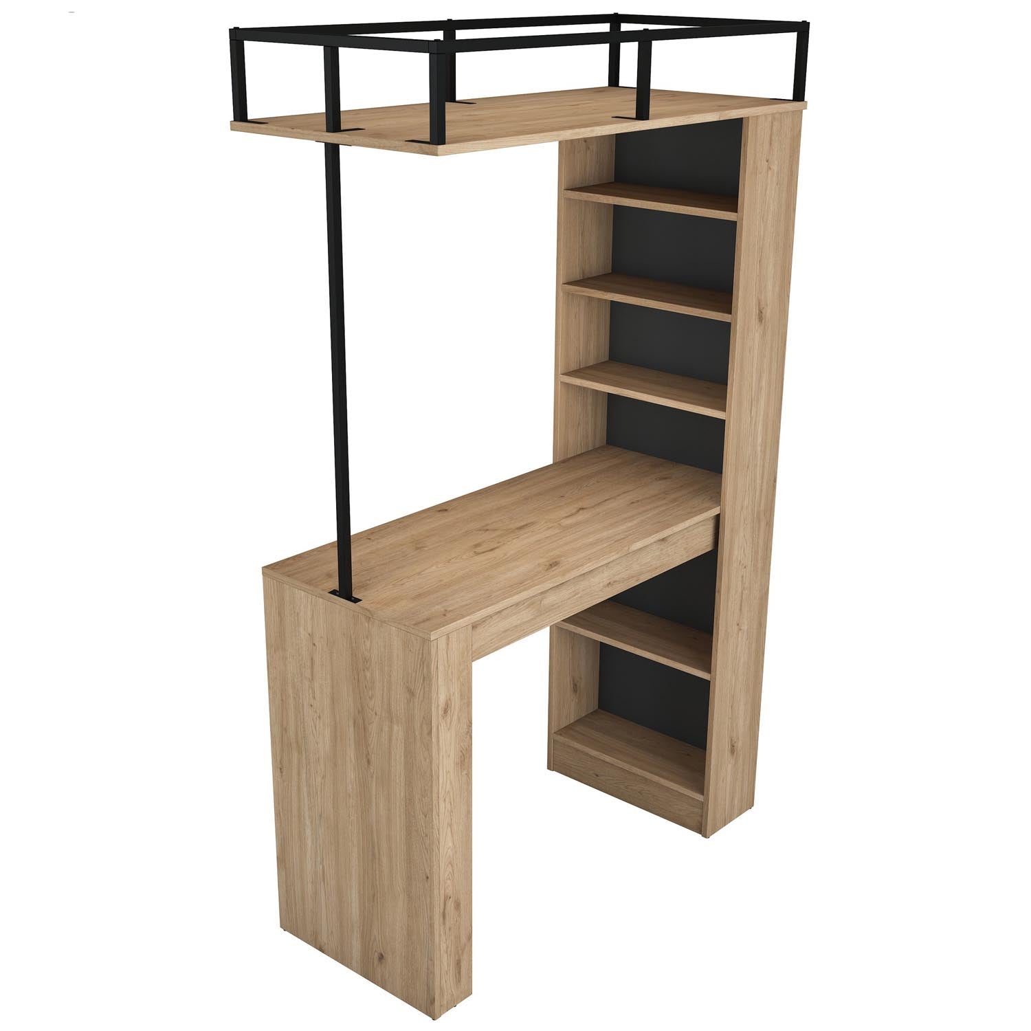 JA117 - 3173 in Walnuss Schwarz präsentiert im Onlineshop von KAQTU Design AG. Esstisch ist von Hanah Home