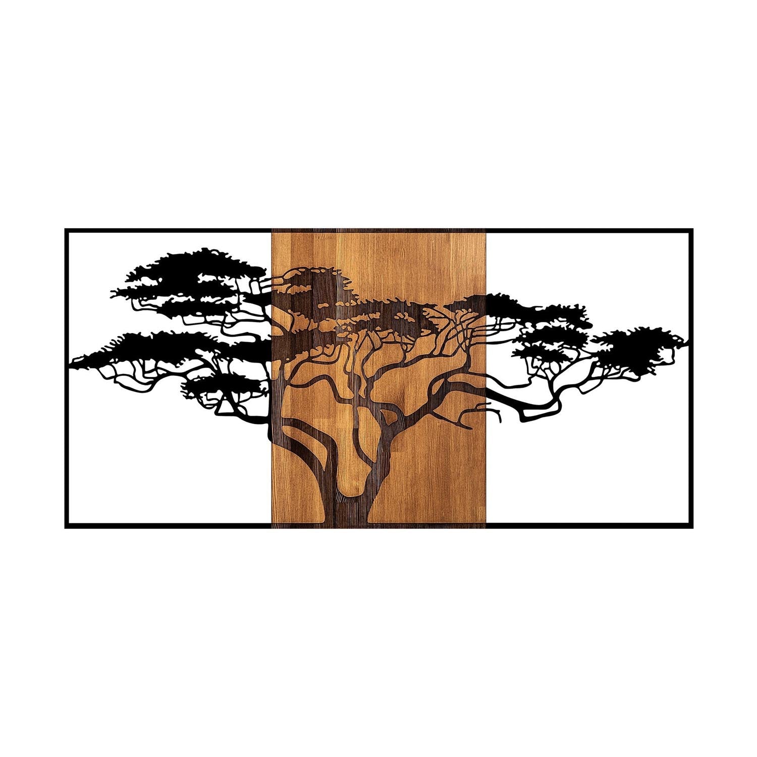 Acacia Tree - 328 in Schwarznuss präsentiert im Onlineshop von KAQTU Design AG. Wanddeko ist von Wallity