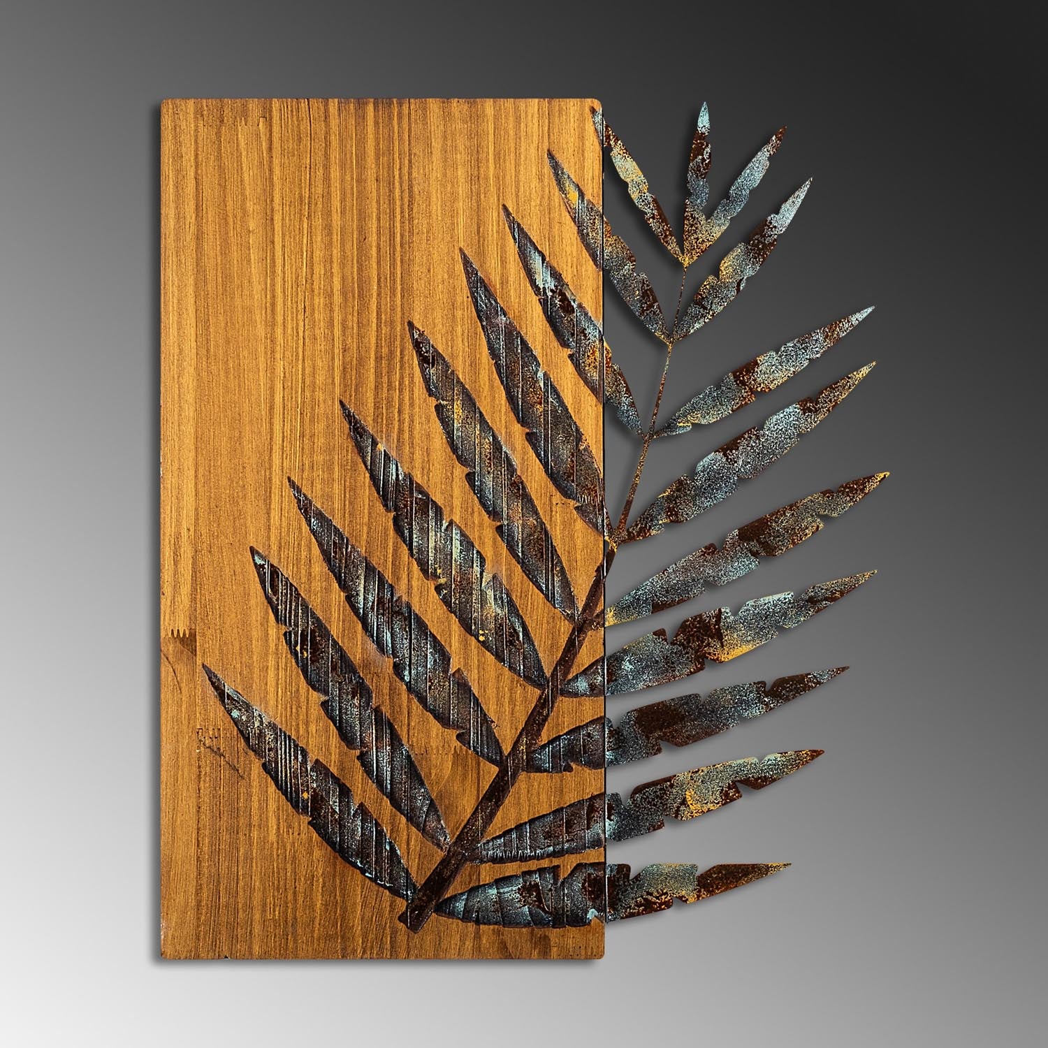 Leaf 3-1 in Mehrfarbig präsentiert im Onlineshop von KAQTU Design AG. Wanddeko ist von Wallity