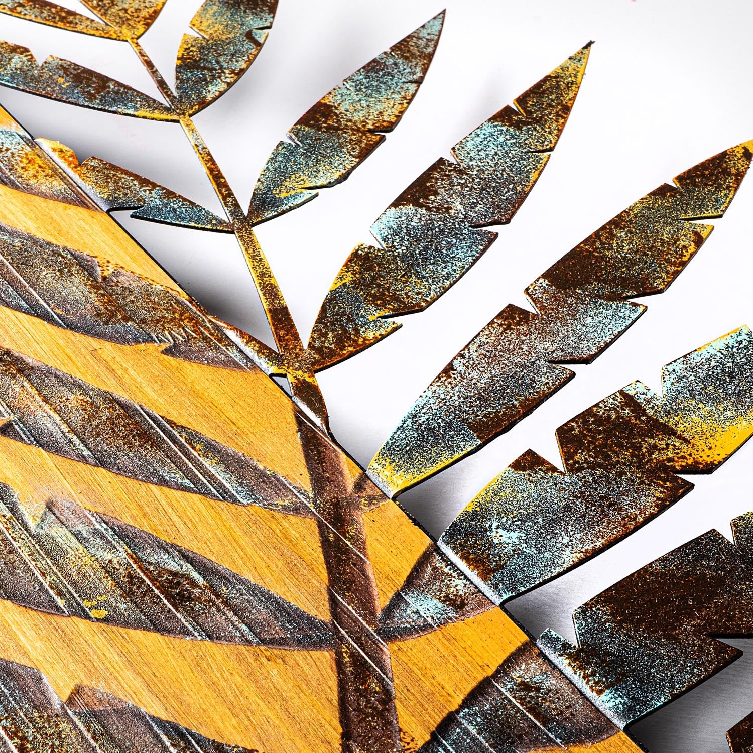 Leaf 3-1 in Mehrfarbig präsentiert im Onlineshop von KAQTU Design AG. Wanddeko ist von Wallity