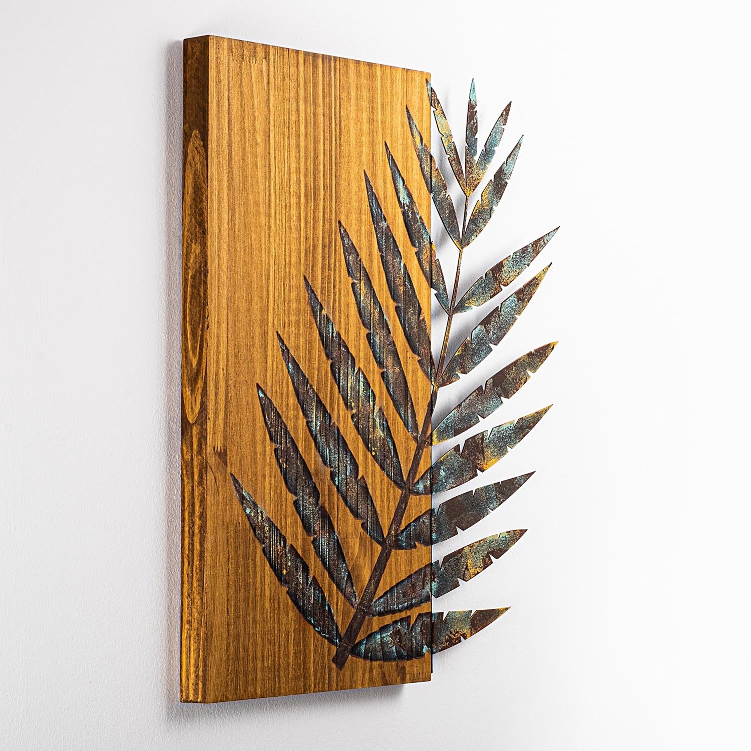 Leaf 3-1 in Mehrfarbig präsentiert im Onlineshop von KAQTU Design AG. Wanddeko ist von Wallity