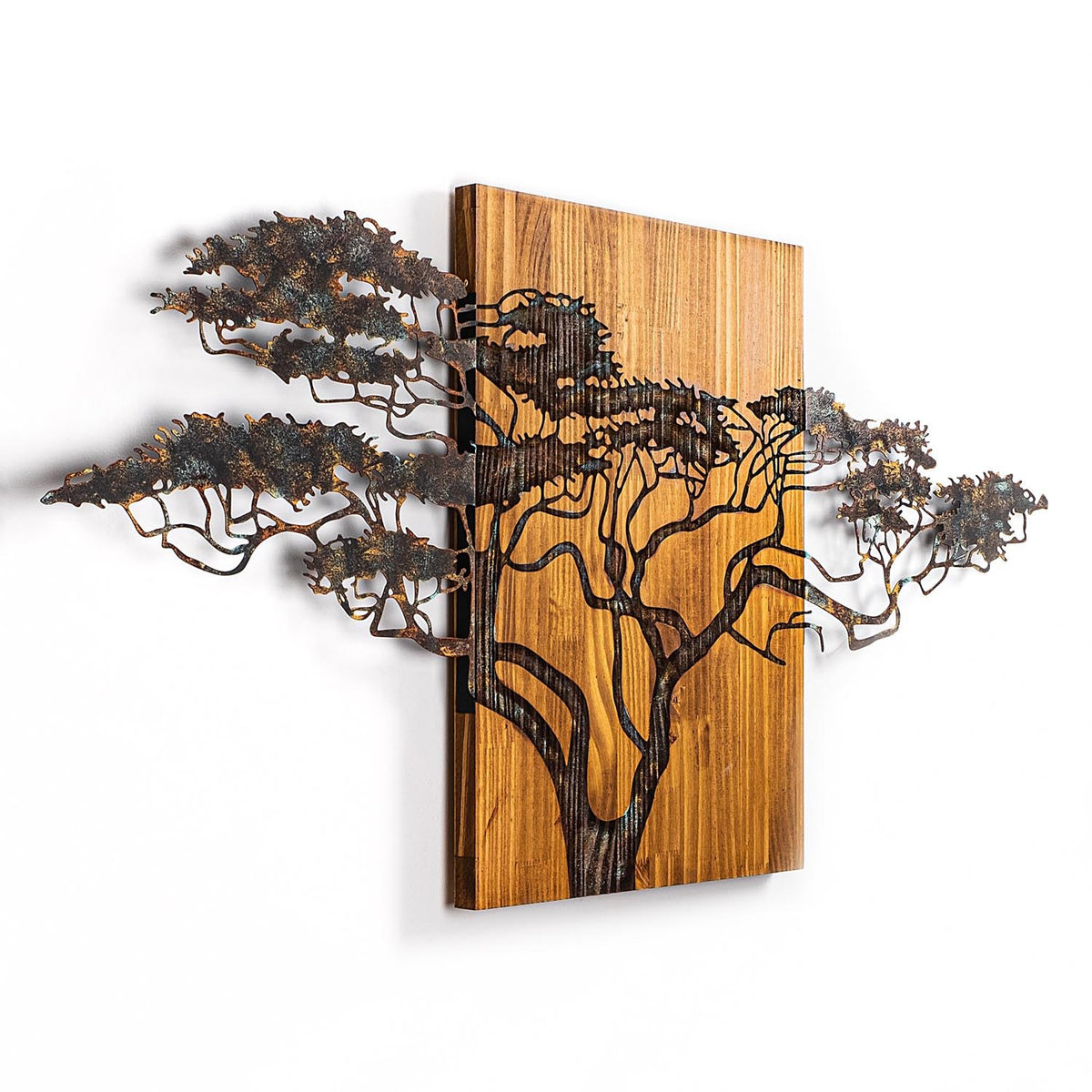 Acacia Tree Wanddeko - Mehrfarbig in Mehrfarbig präsentiert im Onlineshop von KAQTU Design AG. Wanddeko ist von Wallity
