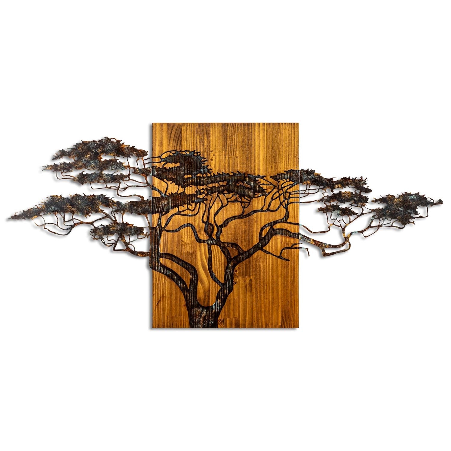 Acacia Tree - 329-A in Mehrfarbig präsentiert im Onlineshop von KAQTU Design AG. Wanddeko ist von Wallity