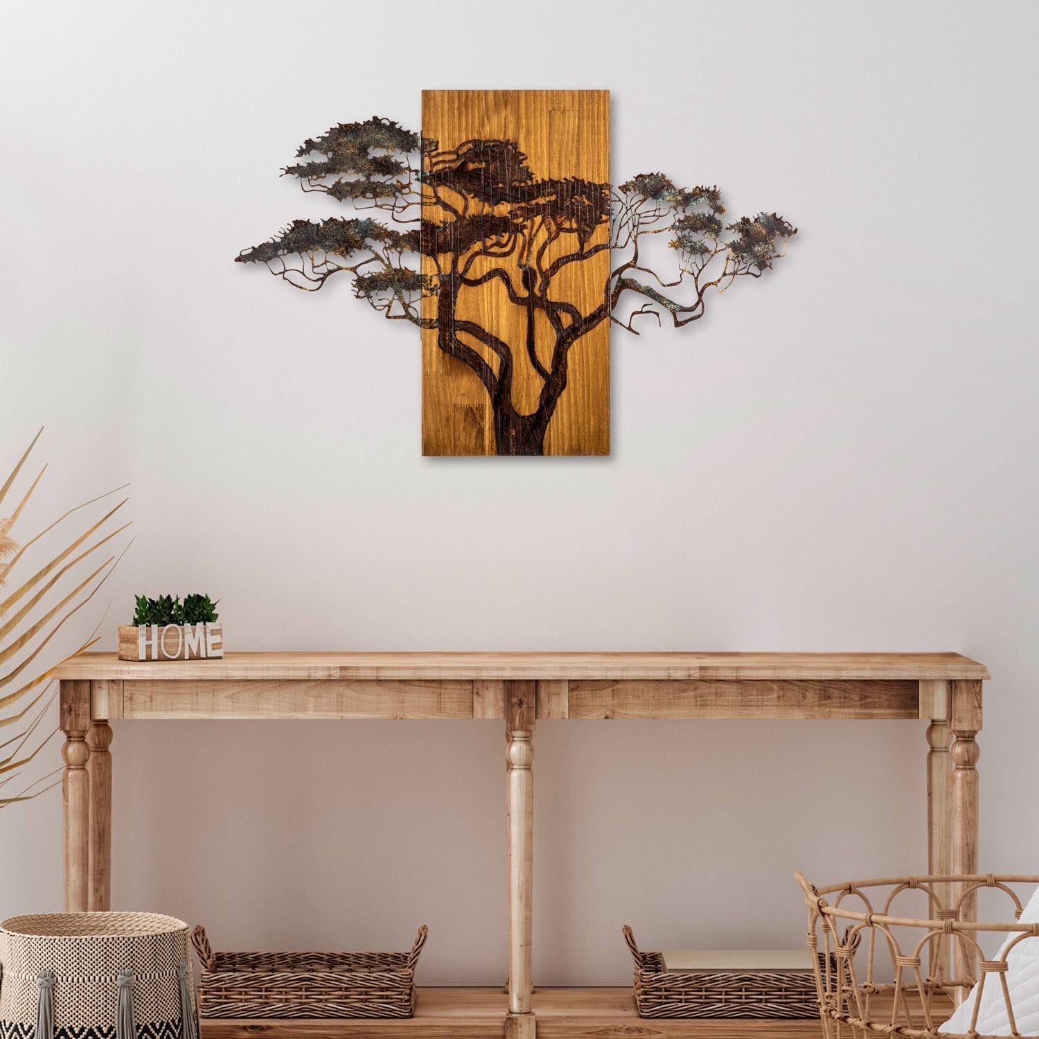 Acacia Tree - 387-A in Mehrfarbig präsentiert im Onlineshop von KAQTU Design AG. Wanddeko ist von Wallity