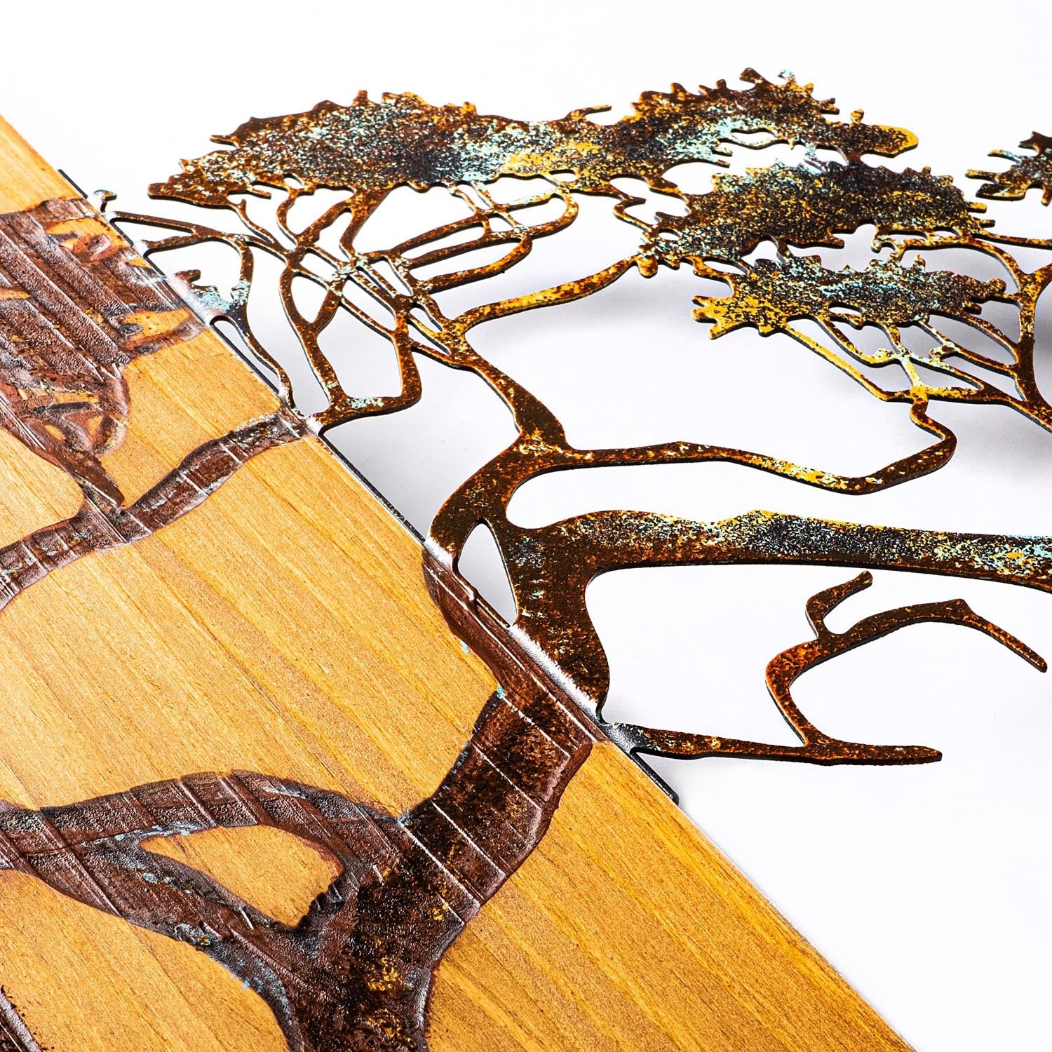 Acacia Tree - 387-A in Mehrfarbig präsentiert im Onlineshop von KAQTU Design AG. Wanddeko ist von Wallity