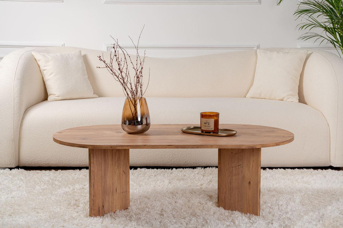 Sable Sofatisch - Atlantische Kiefer in Atlantische Kiefer präsentiert im Onlineshop von KAQTU Design AG. Couchtisch ist von Nordure