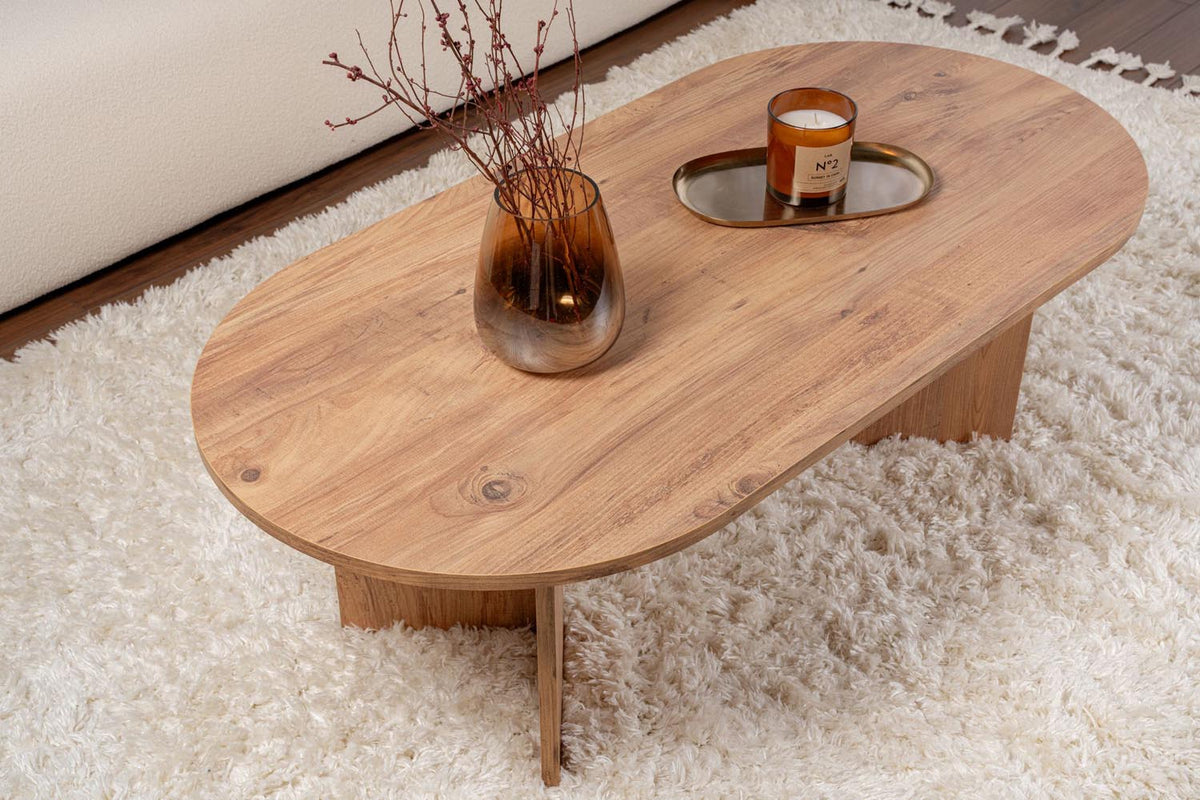 Sable Sofatisch - Atlantische Kiefer in Atlantische Kiefer präsentiert im Onlineshop von KAQTU Design AG. Couchtisch ist von Nordure