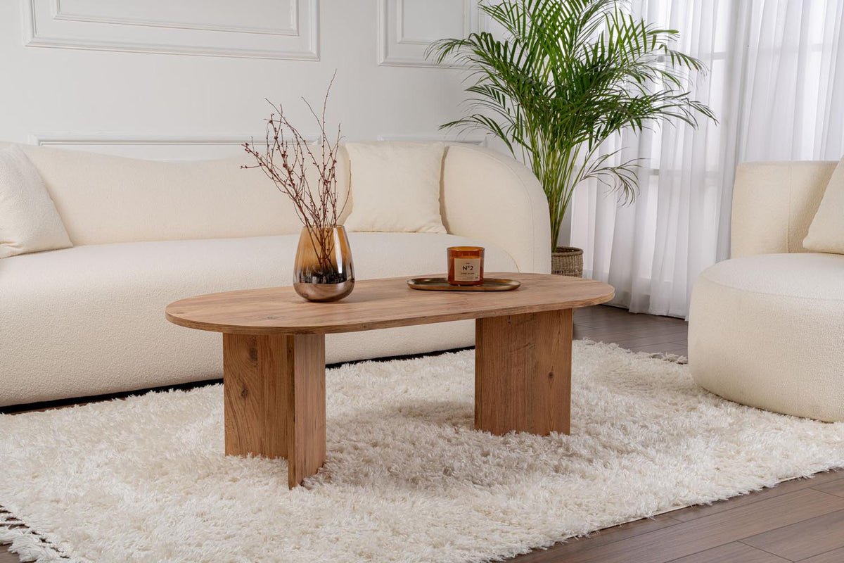 Sable Sofatisch - Atlantische Kiefer in Atlantische Kiefer präsentiert im Onlineshop von KAQTU Design AG. Couchtisch ist von Nordure