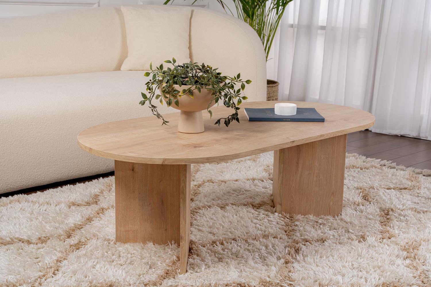 Sable - Sapphire Oak in Saphir- Eiche präsentiert im Onlineshop von KAQTU Design AG. Beistelltisch ist von Nordure