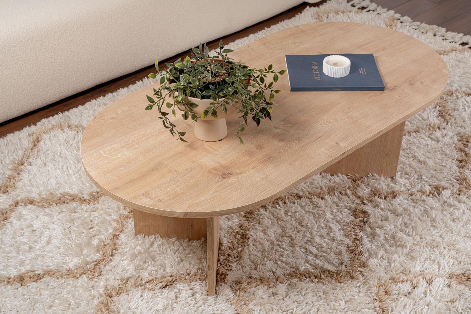 Sable - Sapphire Oak in Saphir- Eiche präsentiert im Onlineshop von KAQTU Design AG. Beistelltisch ist von Nordure